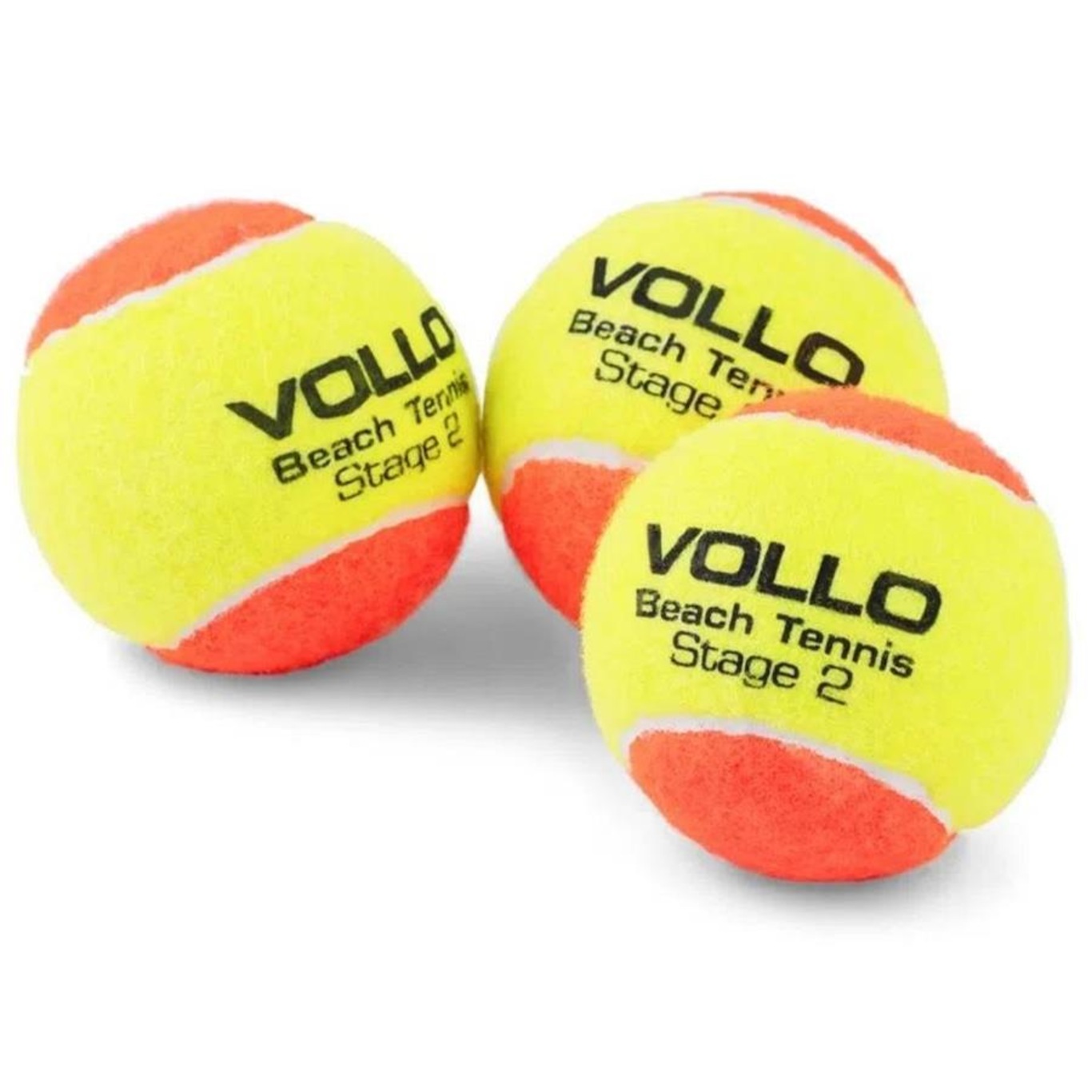 Kit Bola de Beach Tennis Vollo Pack - 3 Unidades - Foto 2