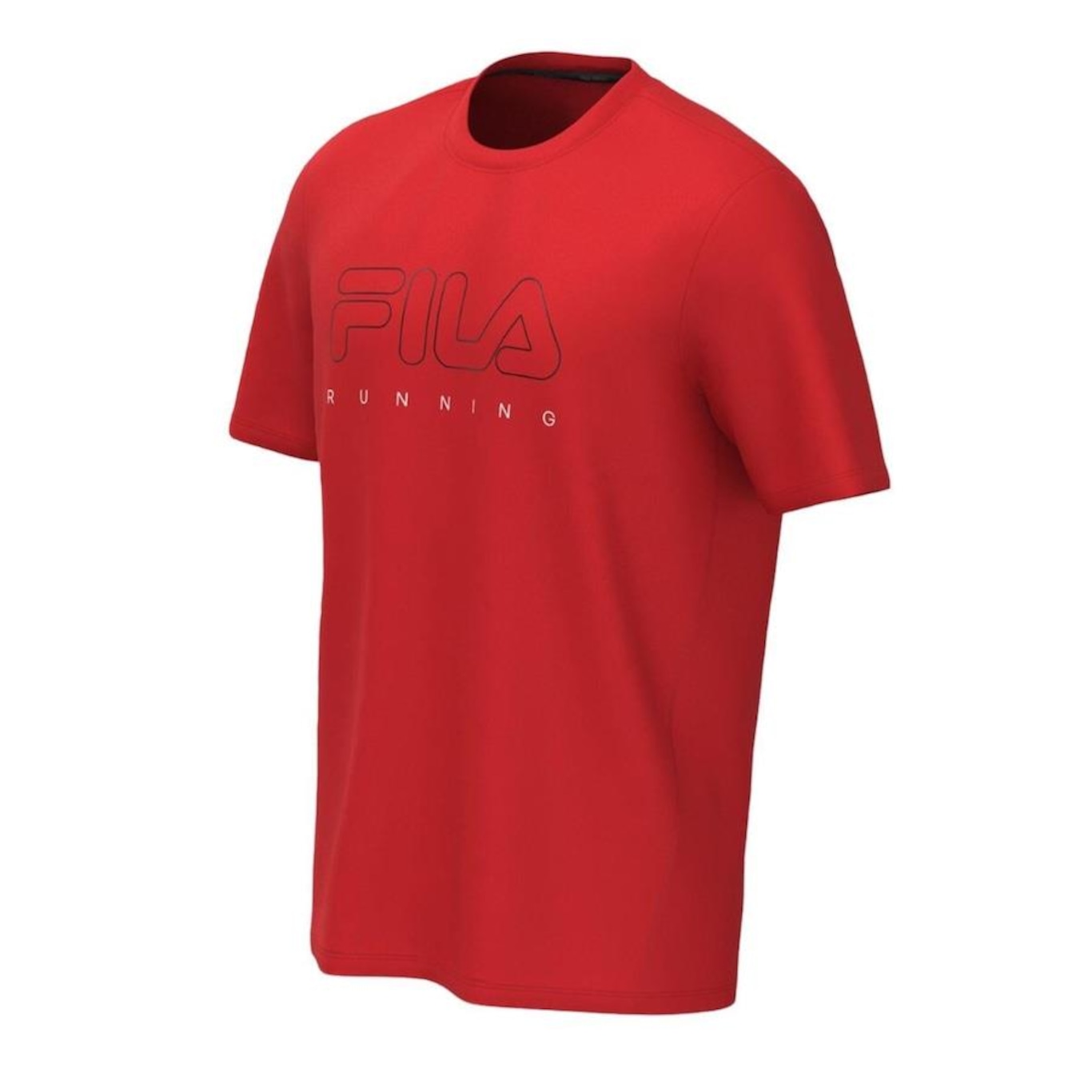 Camiseta Fila Basic Run Print - Masculina - Foto 1