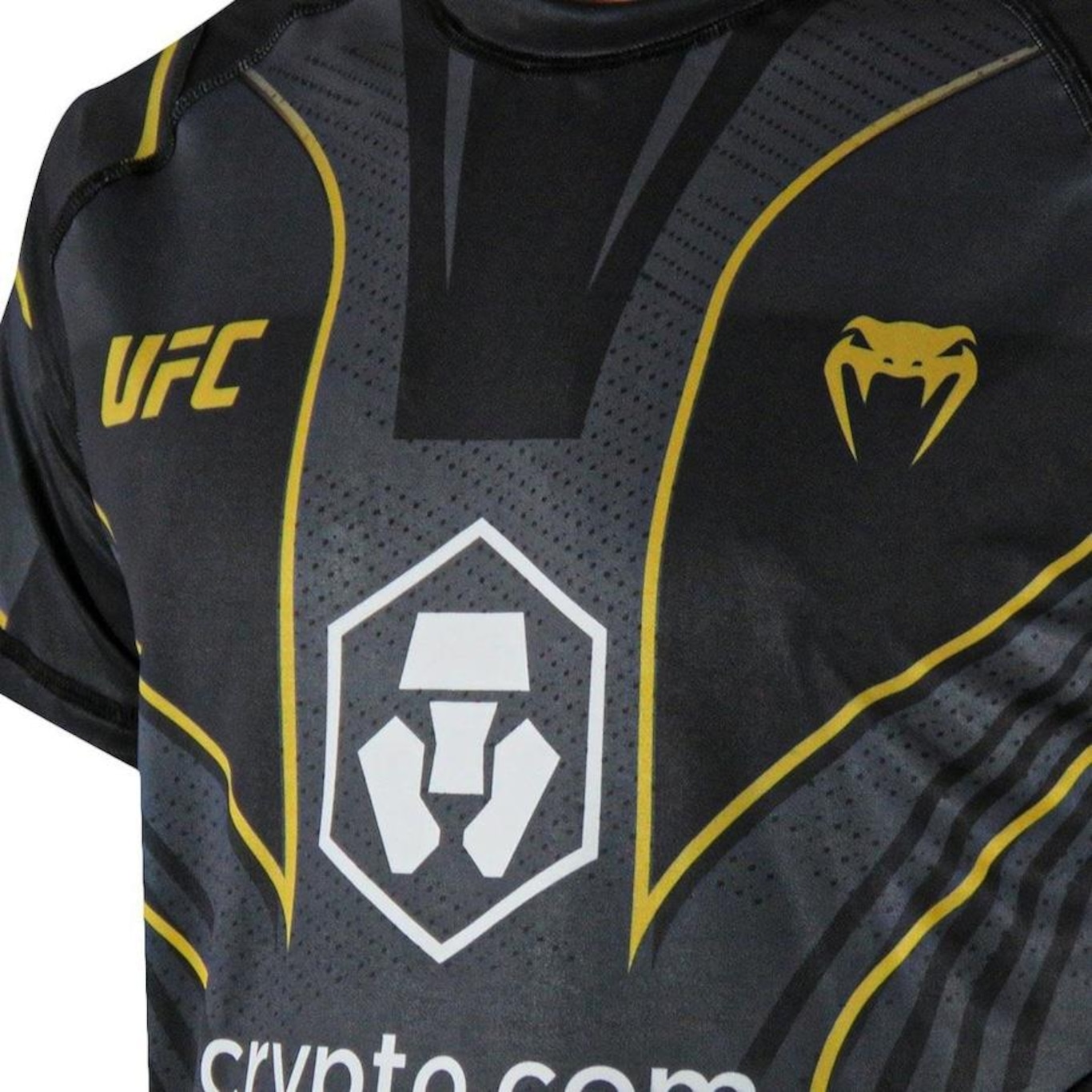 Camiseta UFC Venum Oficial Fight Night 2.0 Men''''S Walkout Jersey - Masculina - Foto 4