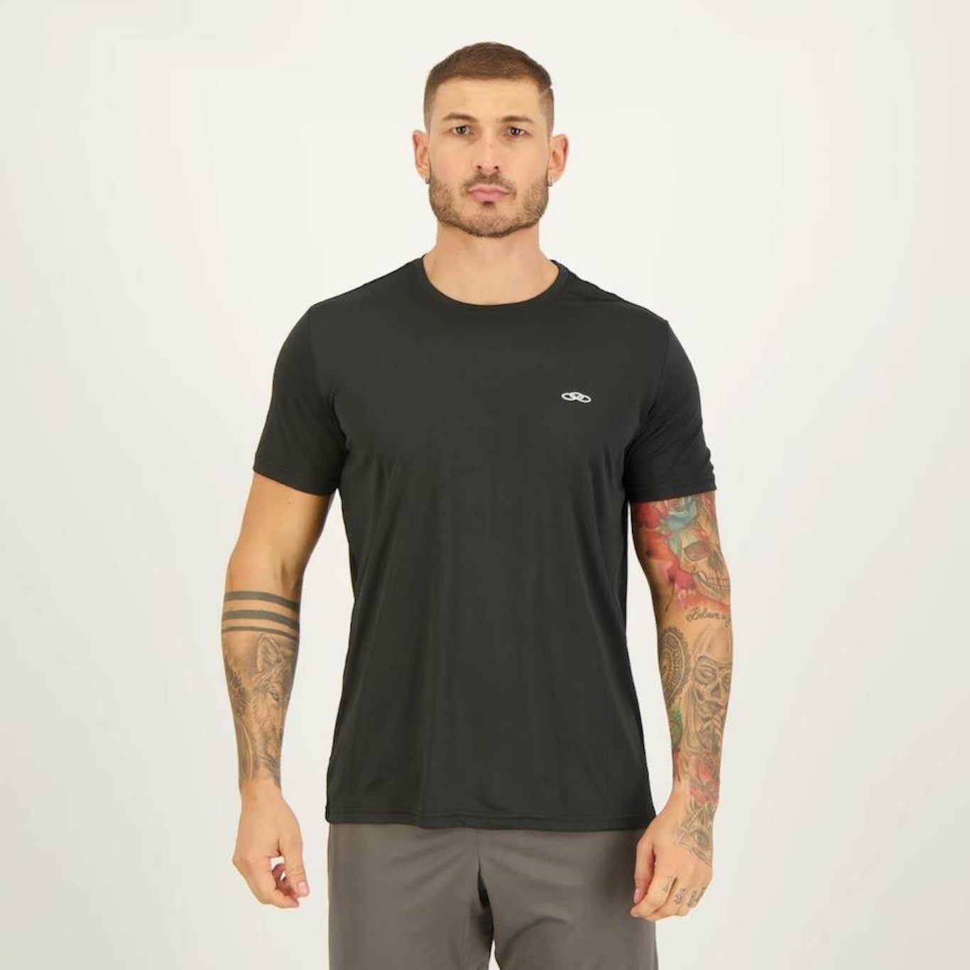 Camiseta Olympikus Essential Mc Uv15+ - Masculina - Foto 1