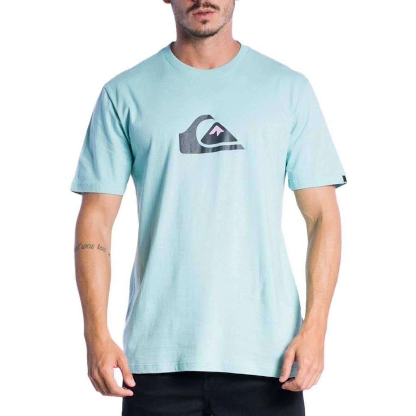 Camiseta Quiksilver Comp Logo Colors - Masculina - Foto 1