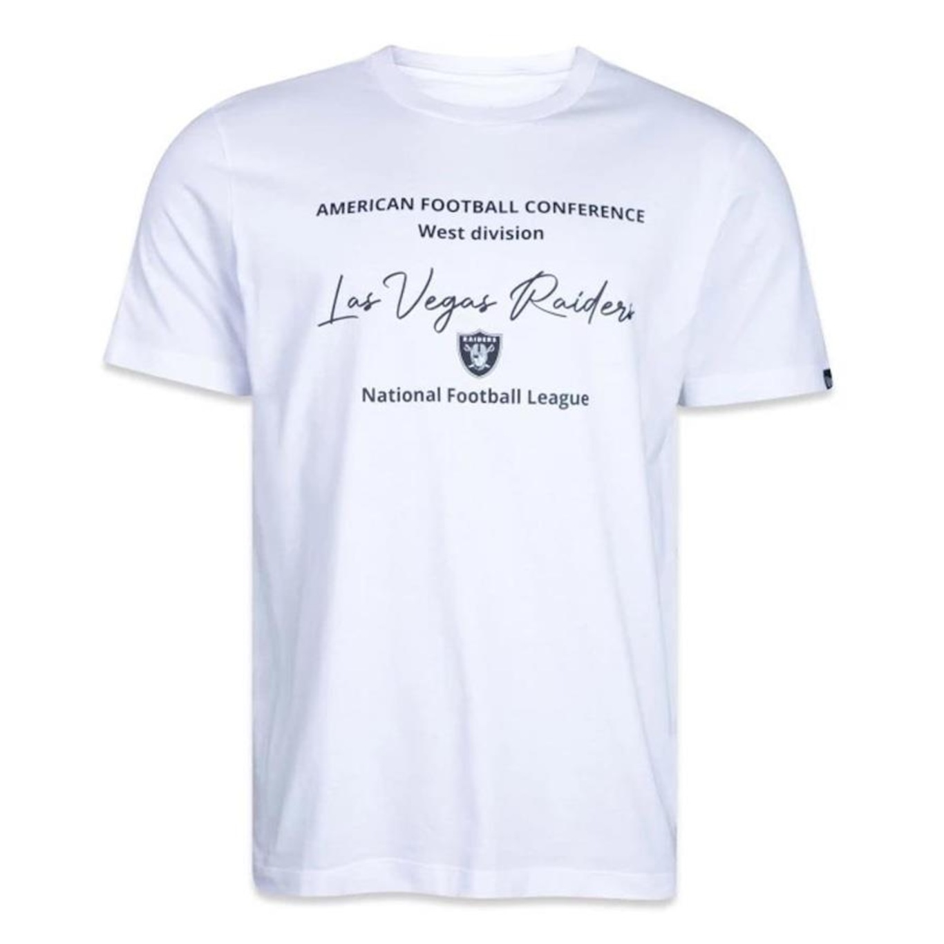 Camiseta New Era NFL Las Vegas Raiders Minimal Label - Masculina - Foto 1