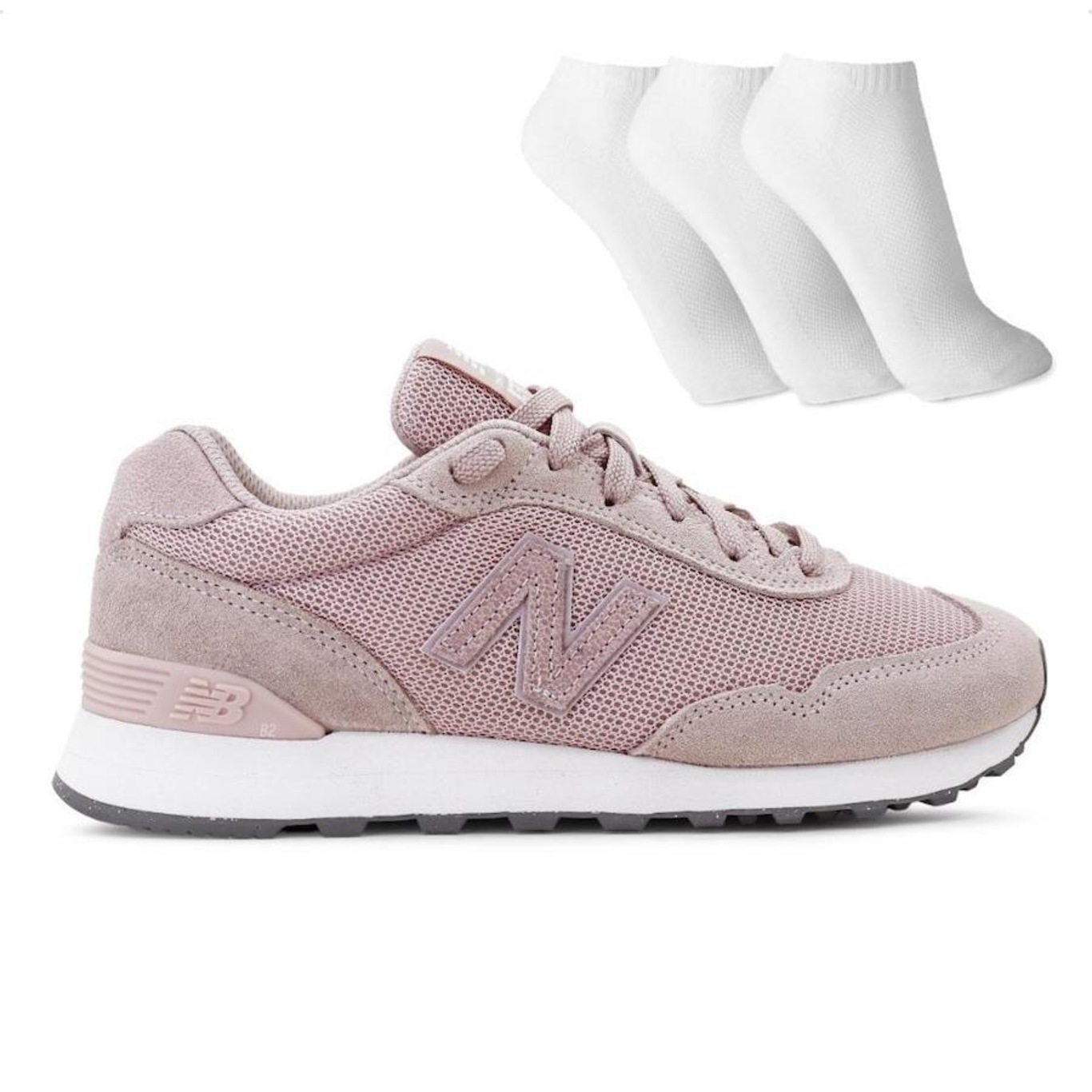 Tênis New Balance 515 V2 + 3 Pares de Meias - Feminino - Foto 1