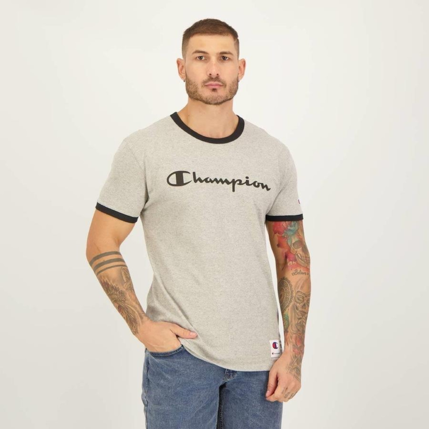 Camiseta Champion Life Detail - Masculina - Foto 2