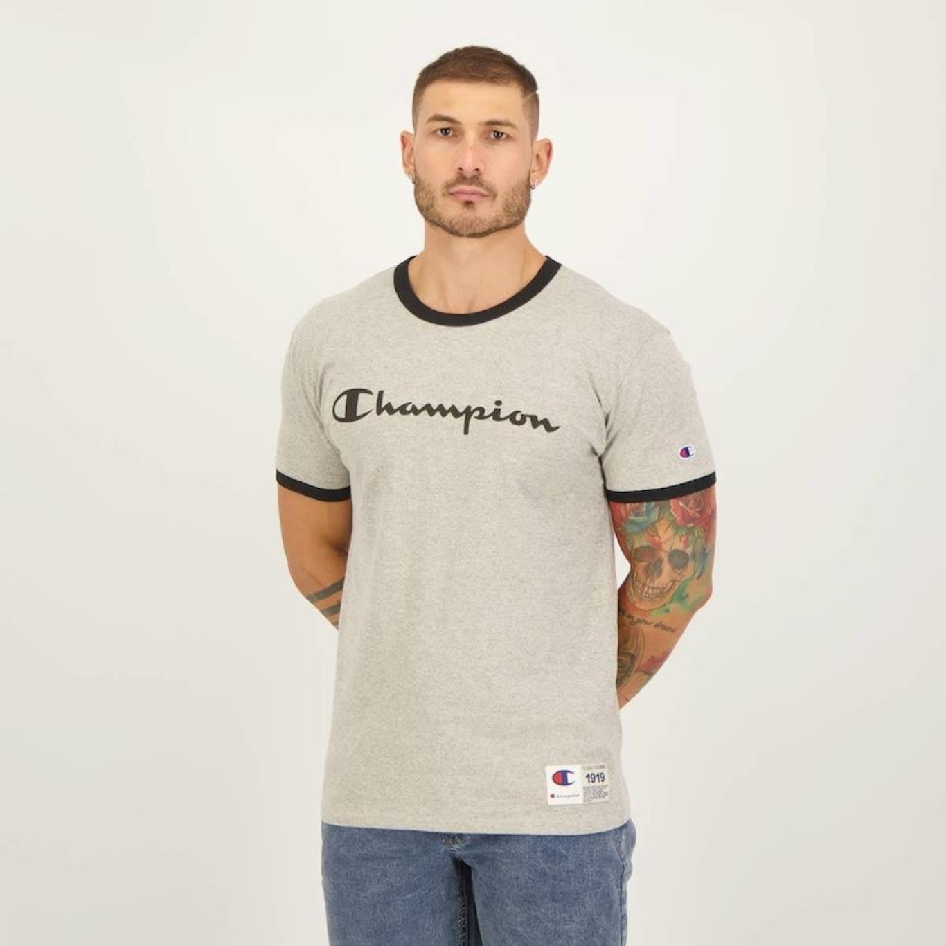 Camiseta Champion Life Detail - Masculina - Foto 5