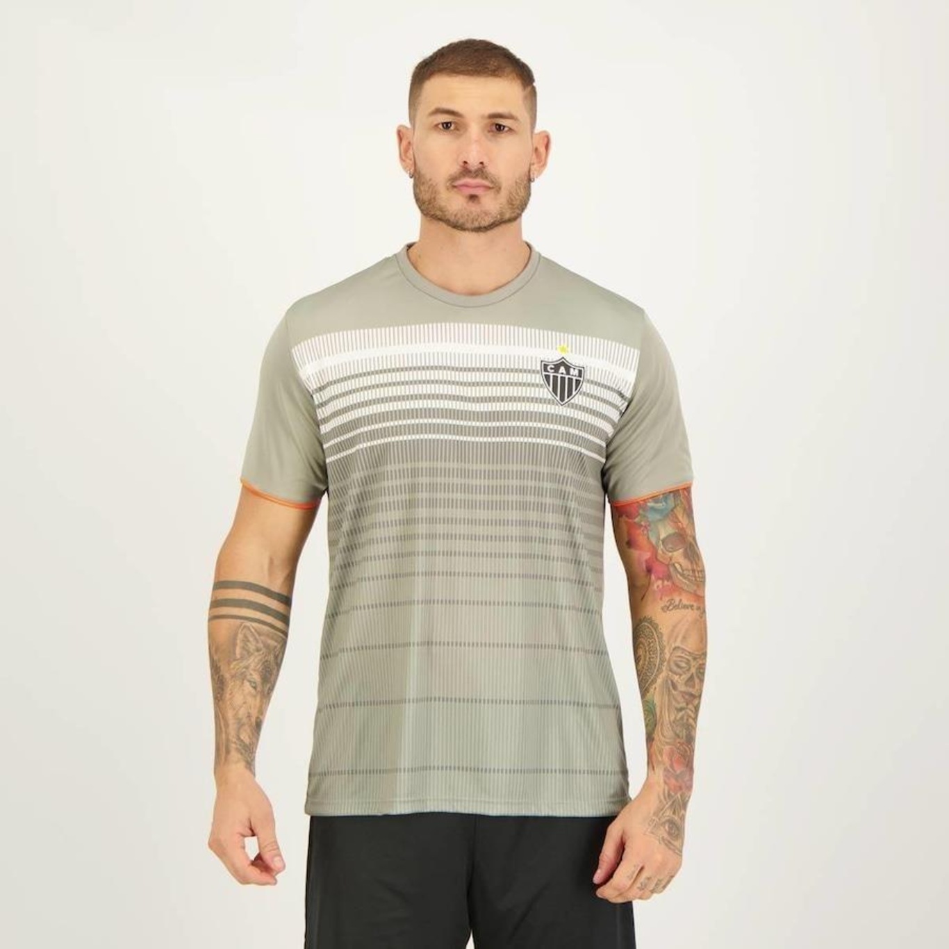 Camisa do Atlético Mineiro Braziline Stripes - Masculina - Foto 2