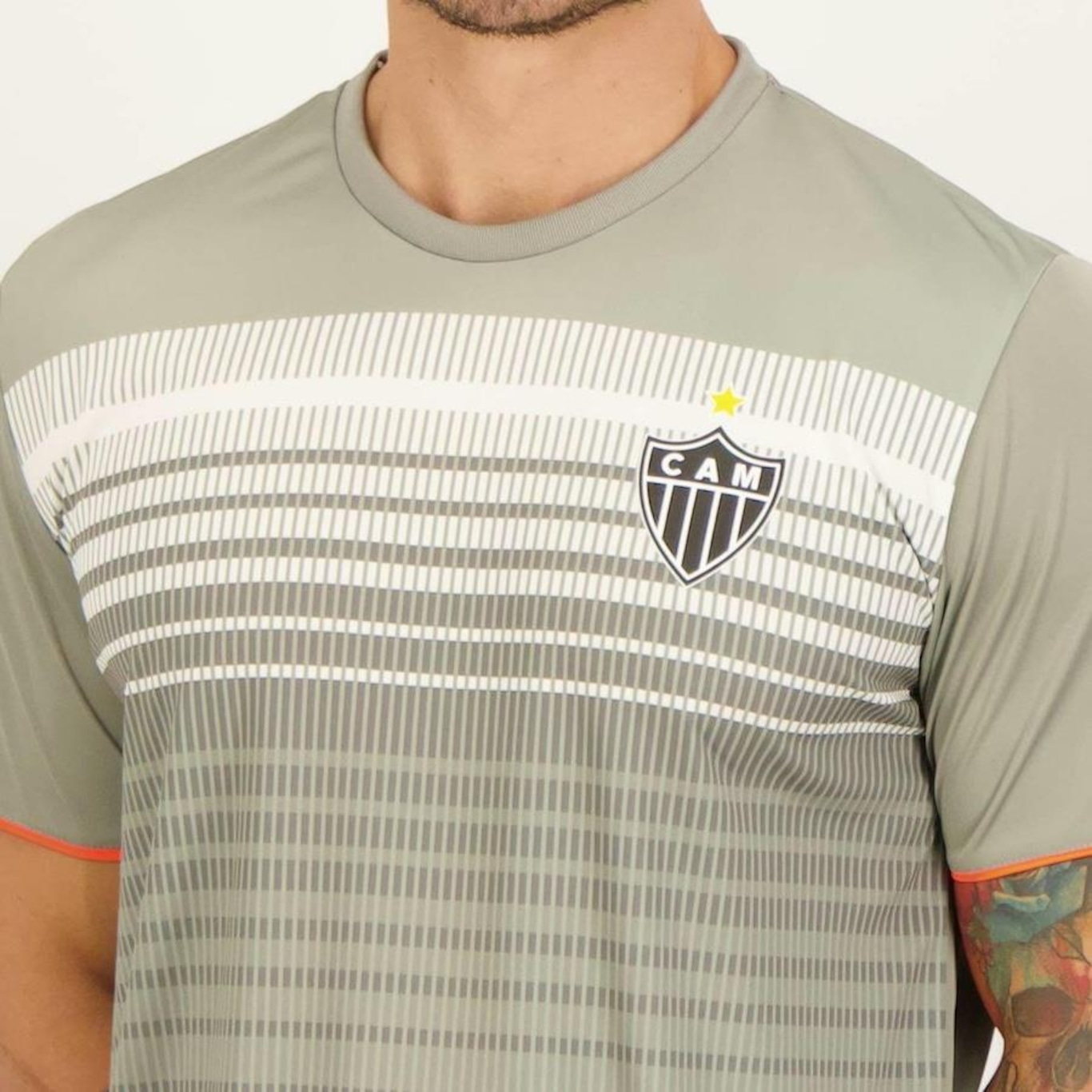 Camisa do Atlético Mineiro Braziline Stripes - Masculina - Foto 3