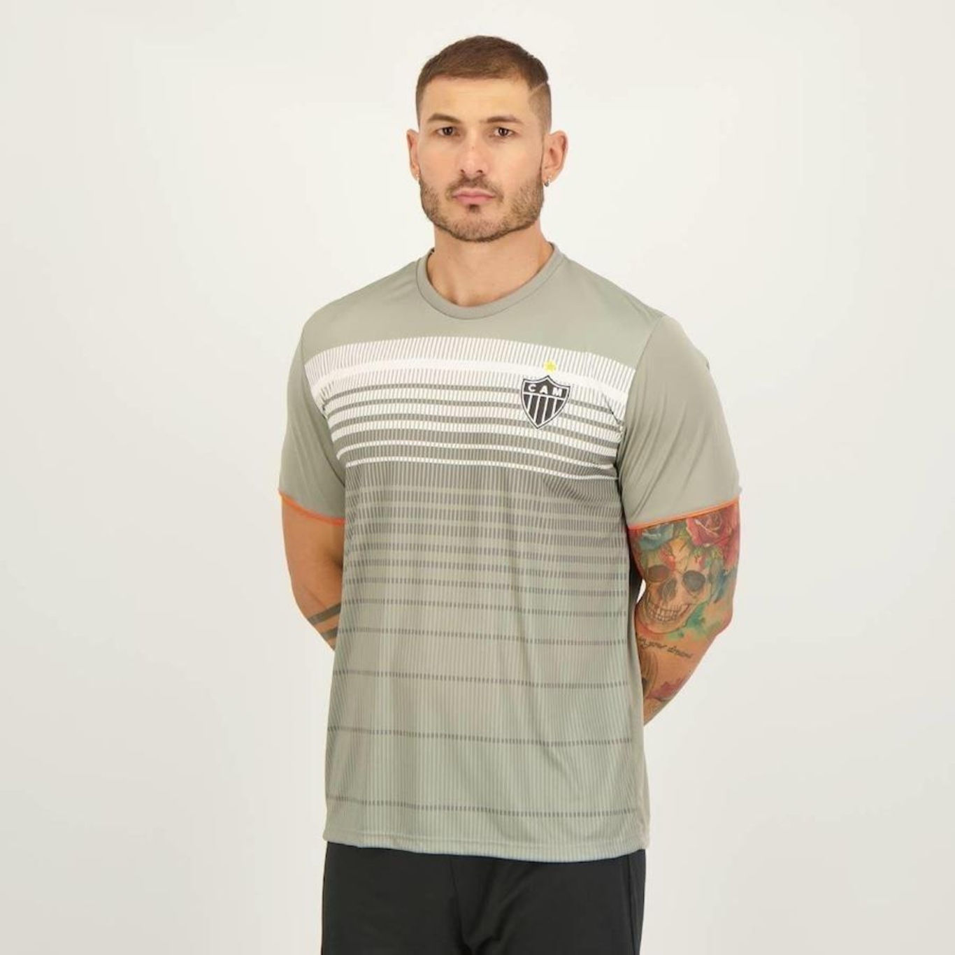 Camisa do Atlético Mineiro Braziline Stripes - Masculina - Foto 5