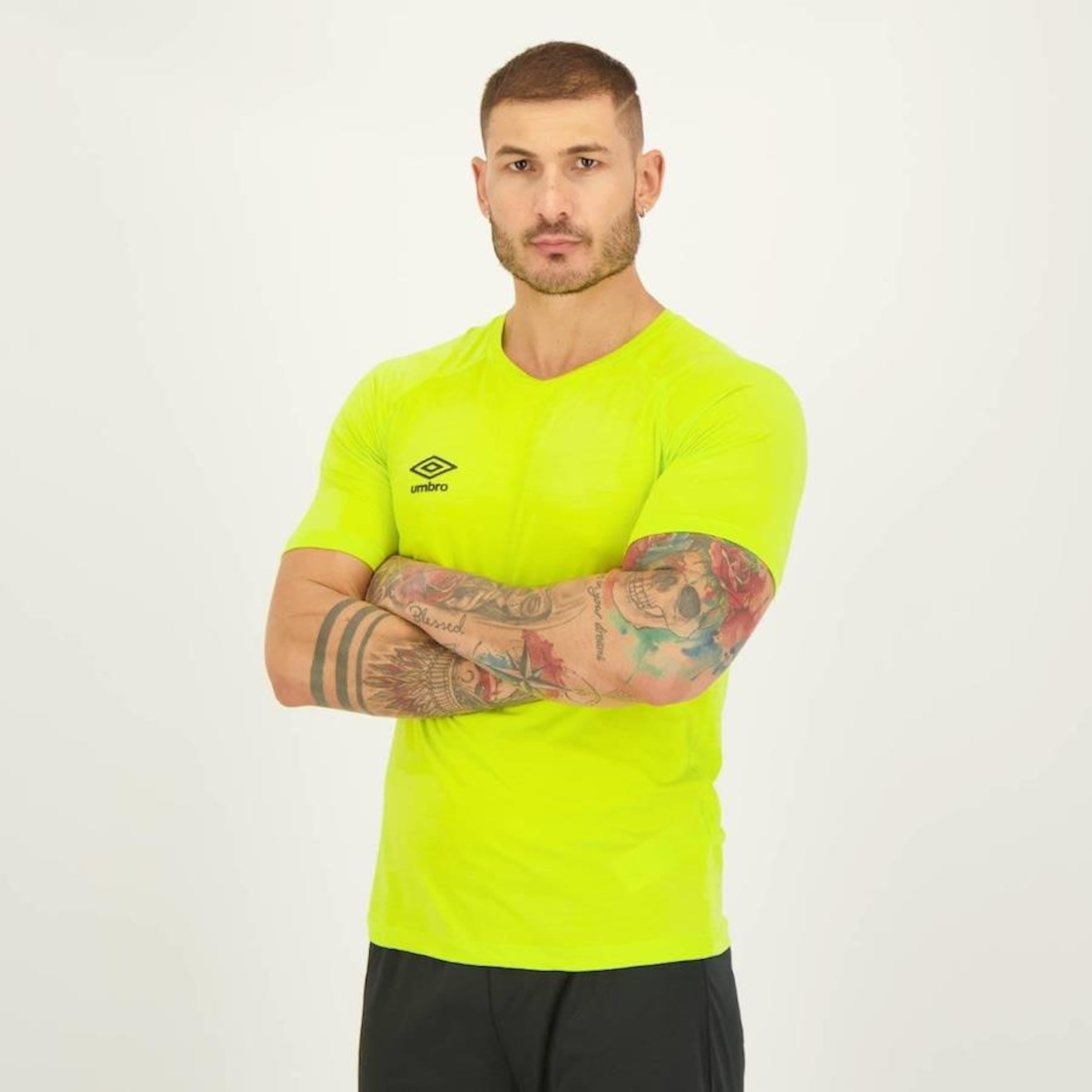 Camiseta Umbro Blend Tape - Masculina - Foto 5