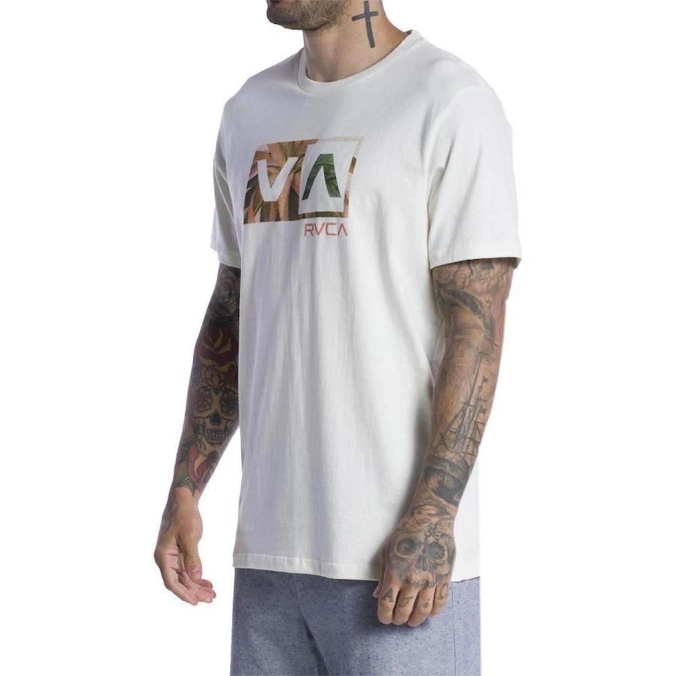 Camiseta Rvca Balance Box Plant Sm24 - Masculina - Foto 3