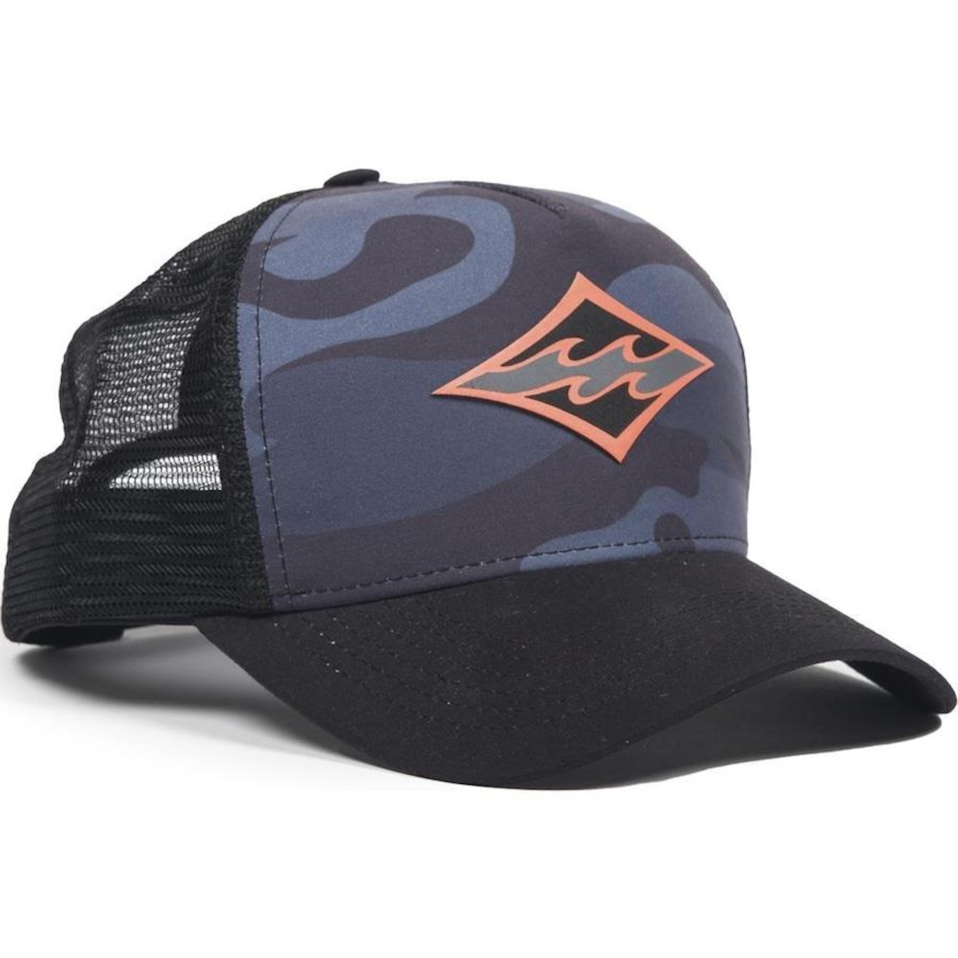 Boné Aba Curva Billabong Norfolk Trucker - Snapback - Adulto - Foto 1