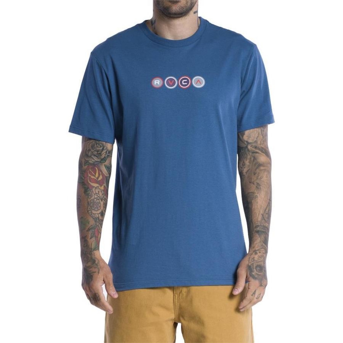 Camiseta Rvca Metro Sm24 - Masculina - Foto 1