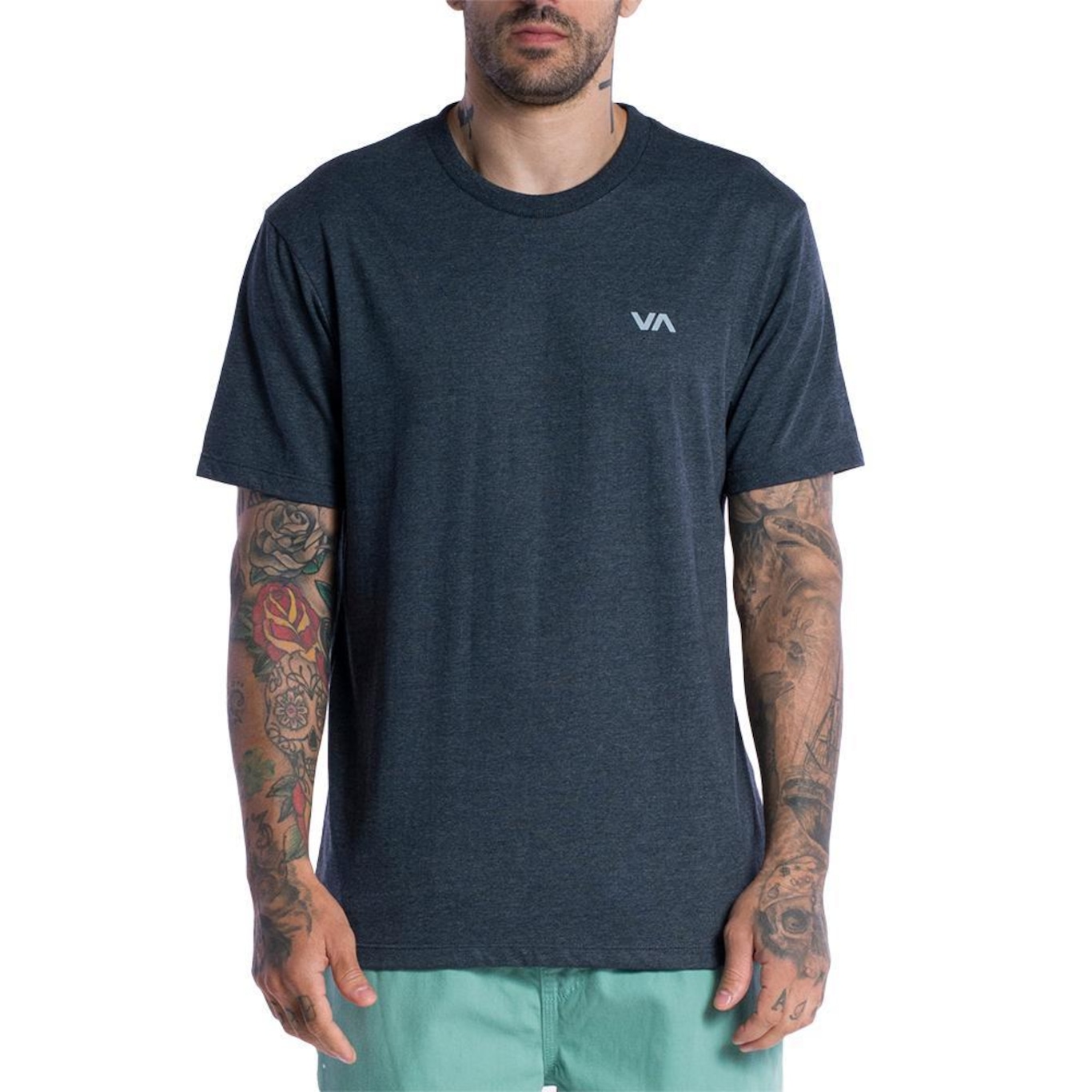 Camiseta Rvca Va Rvca Ii - 2 Unidades - Masculina - Foto 1