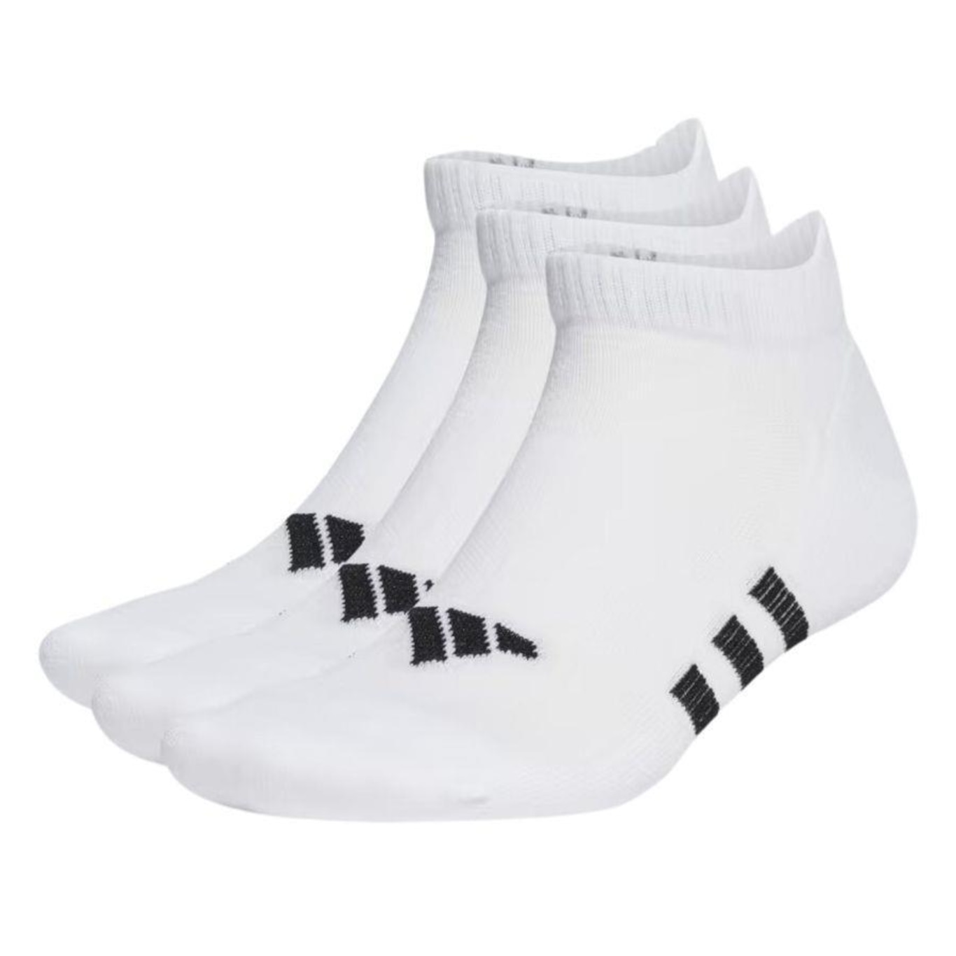 Kit Meia Cano Baixo adidas Performance - 3 Pares - Unissex - Foto 1