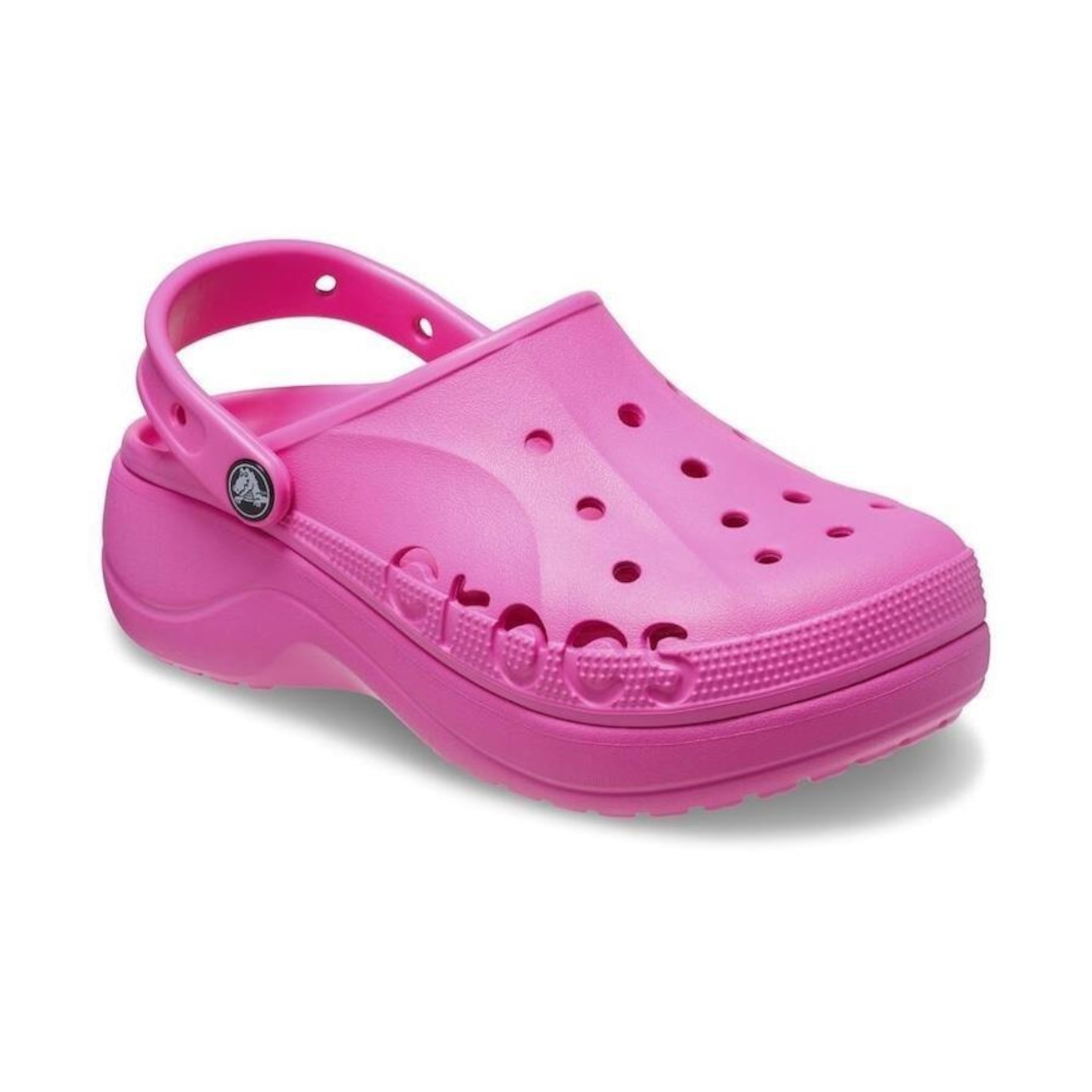 Sandália Crocs Baya Platform Clog Electric - Feminino - Foto 2