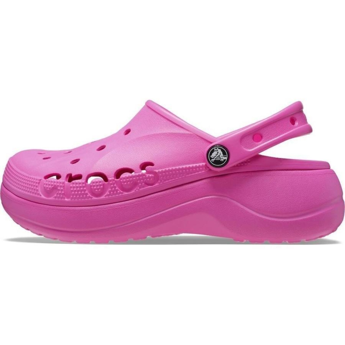 Sandália Crocs Baya Platform Clog Electric - Feminino - Foto 3