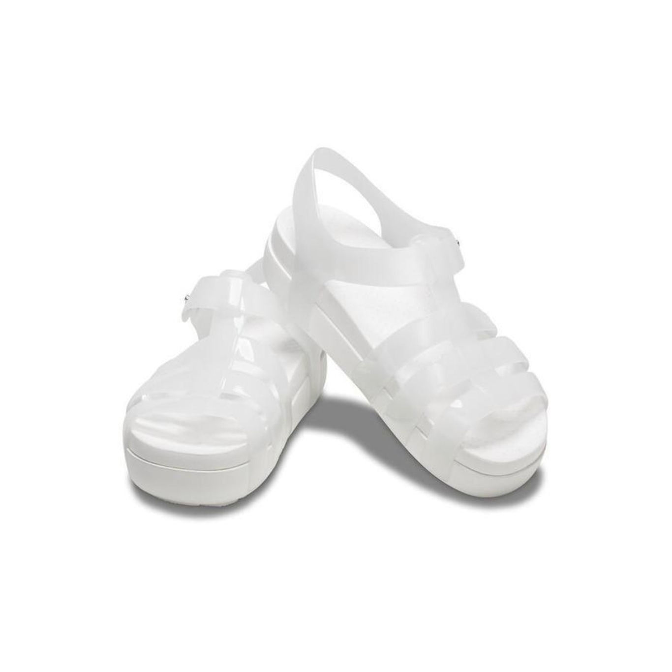 Sandália Crocs Splash Glossy Fisherman - Feminino - Foto 4