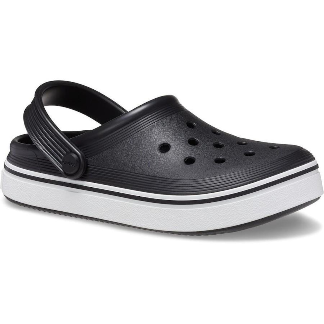 Sandália Crocs Crocband Off Court Clog - Infantil - Foto 2