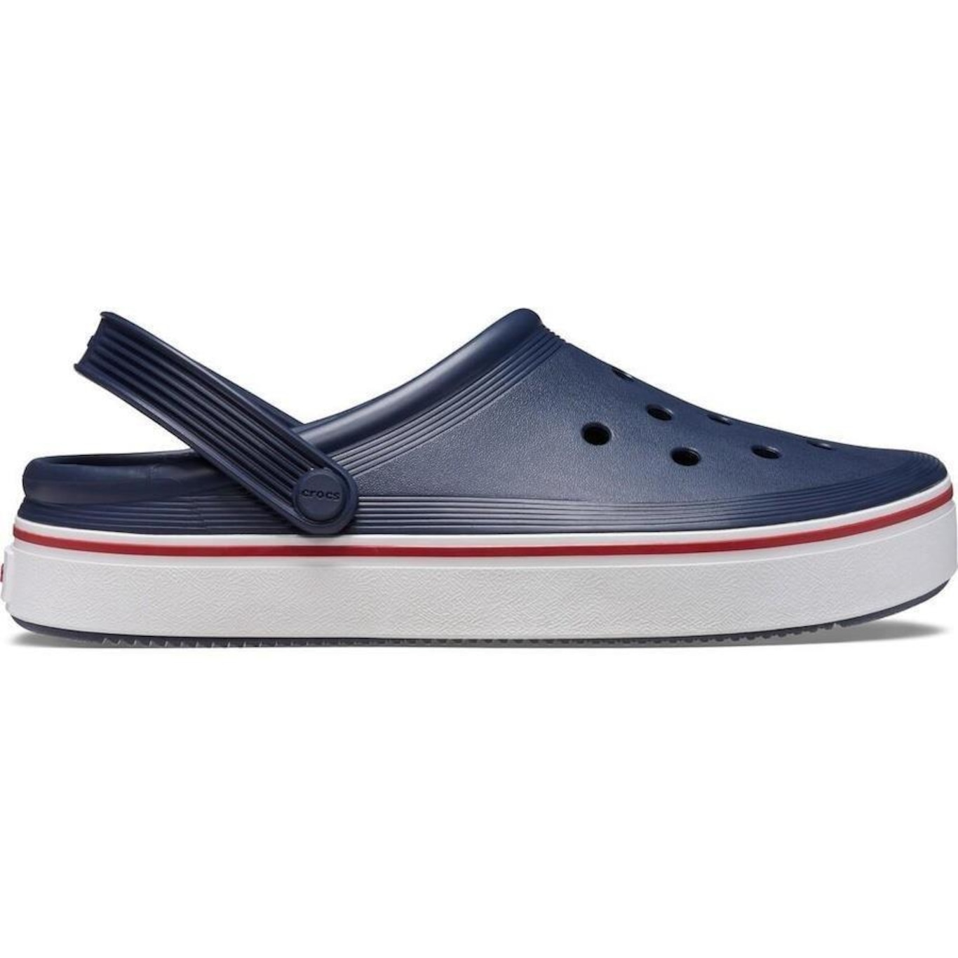 Navy blue shops crocbands SIZE 8m/9w