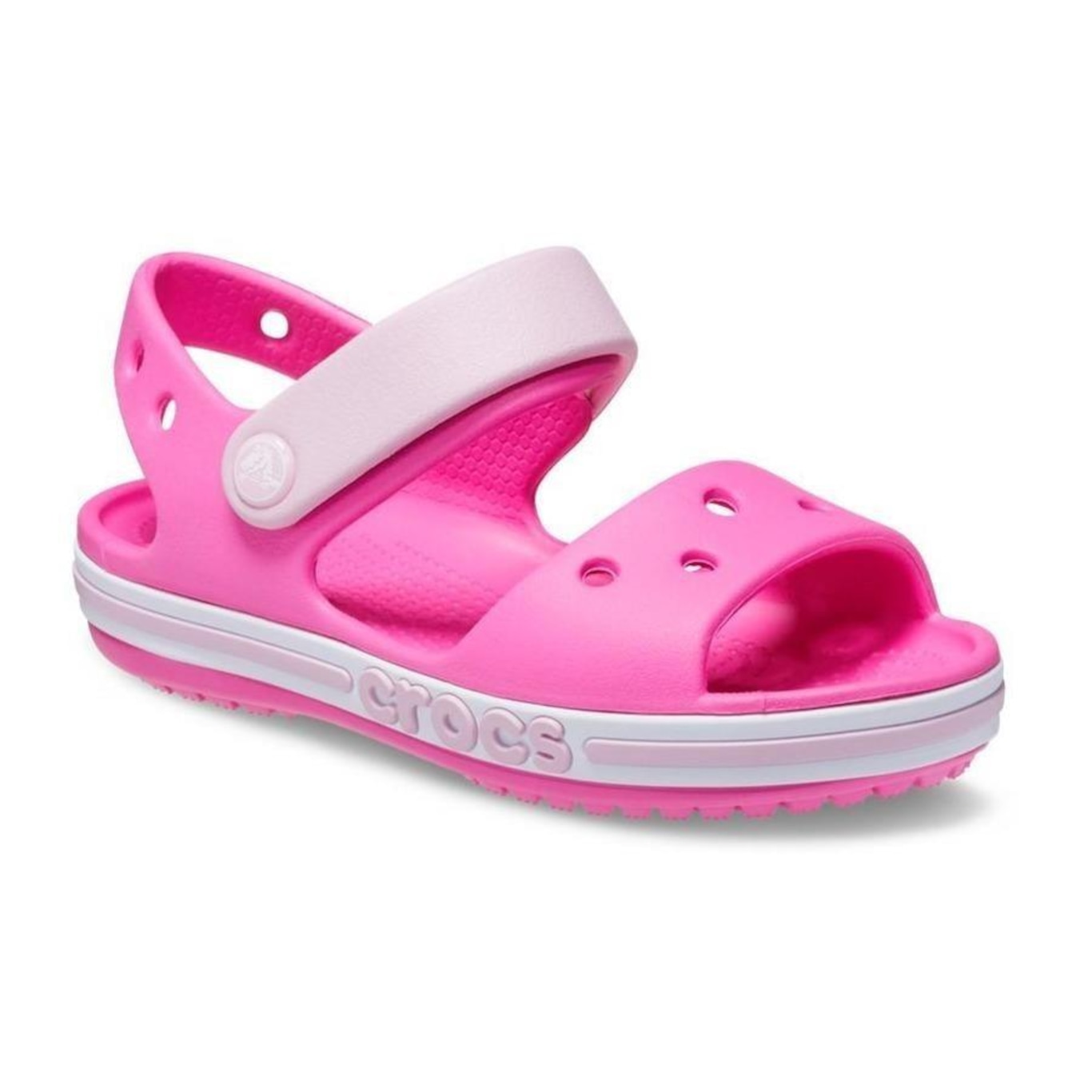 Sandália Crocs Bayaband Sandal Electric - Infantil - Foto 2