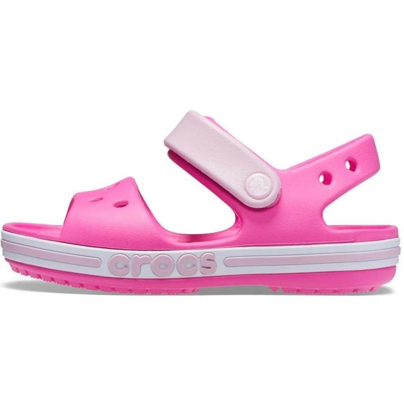 Sandália Crocs Bayaband Sandal Electric - Infantil - Foto 3