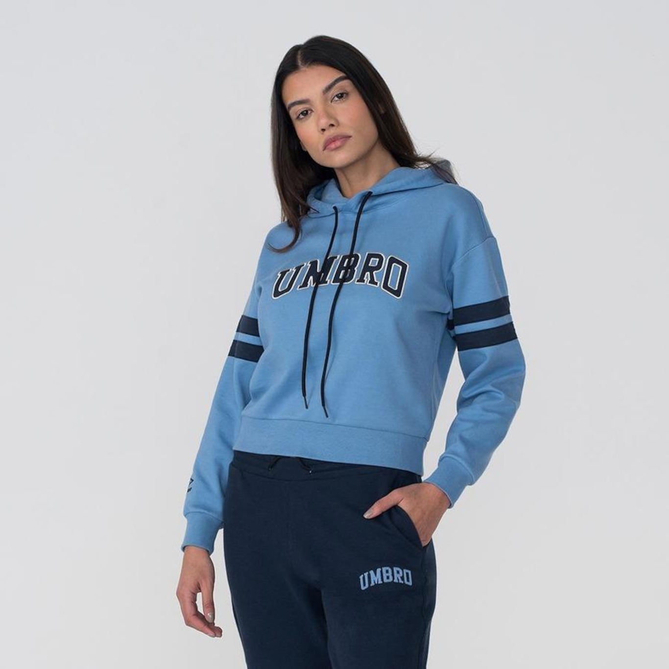 Blusão com Capuz Umbro College Concept - Feminino - Foto 1