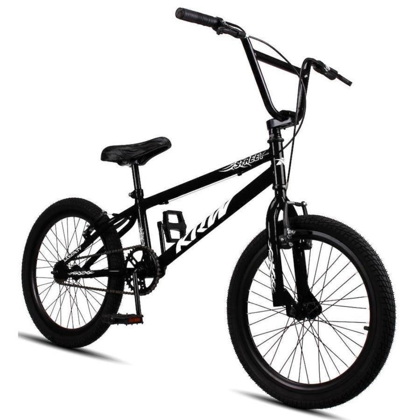 Bicicleta aro 20 Krw Bmx Cross - V-Brake - sem Marchas - Infantil - Foto 2