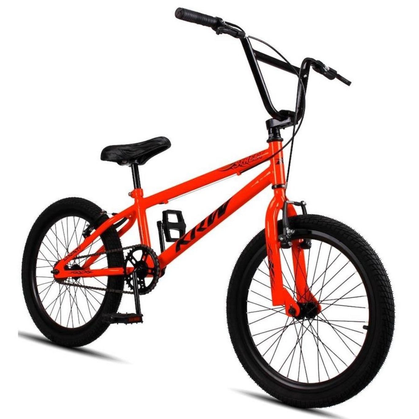 Bicicleta aro 20 Krw Bmx Cross - V-Brake - sem Marchas - Infantil - Foto 2