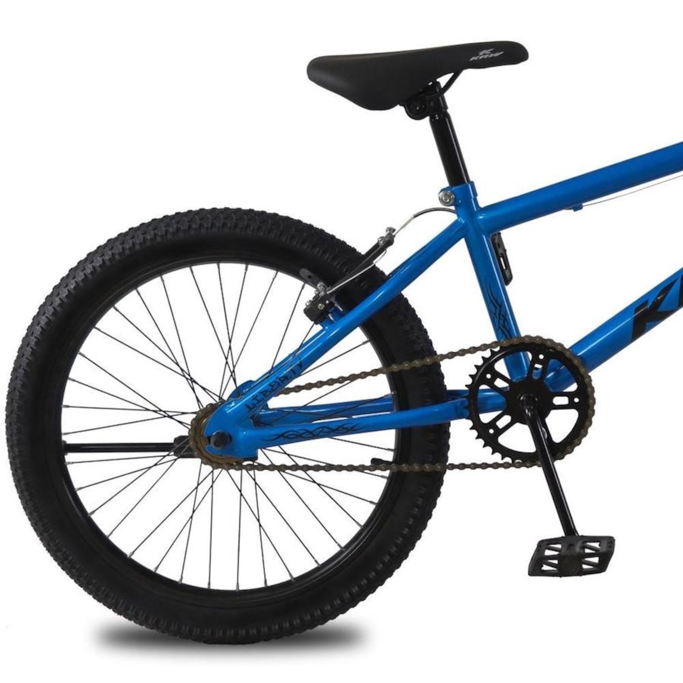 Bicicleta aro 20 Krw Bmx Cross - V-Brake - sem Marchas - Infantil - Foto 3