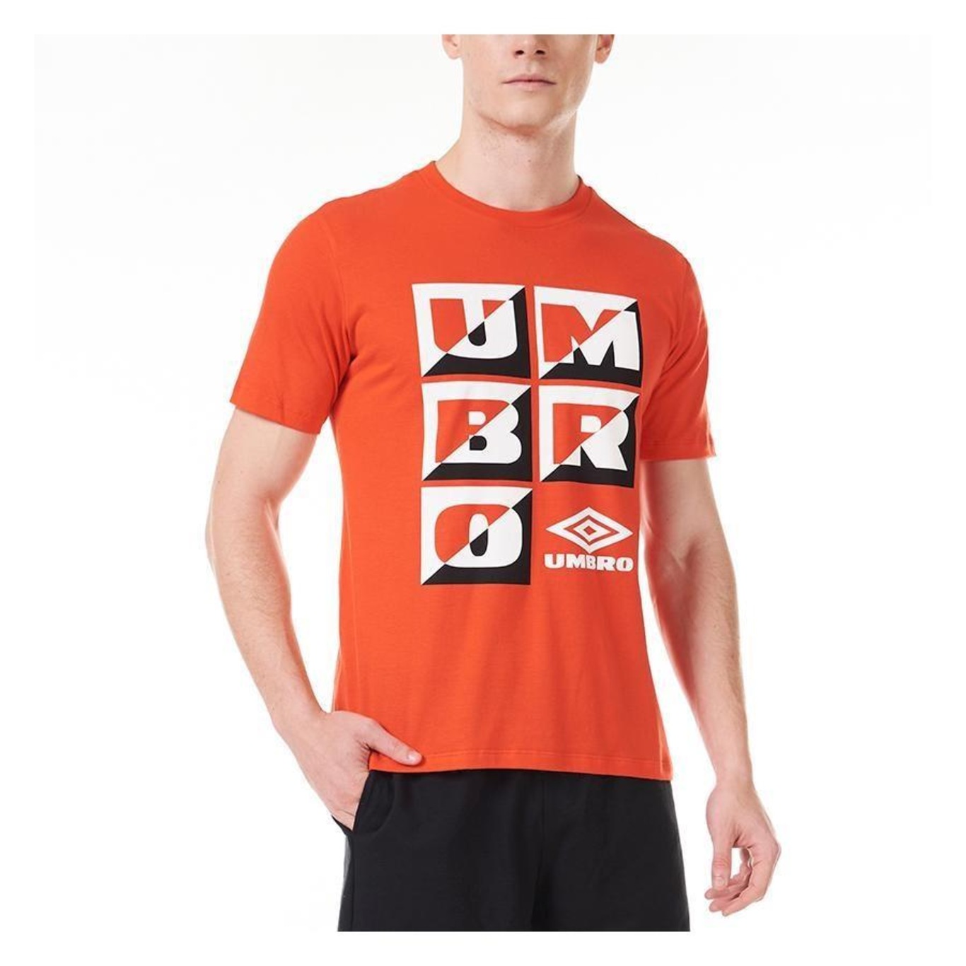 Camiseta Umbro Large Duo Square - Masculina - Foto 1