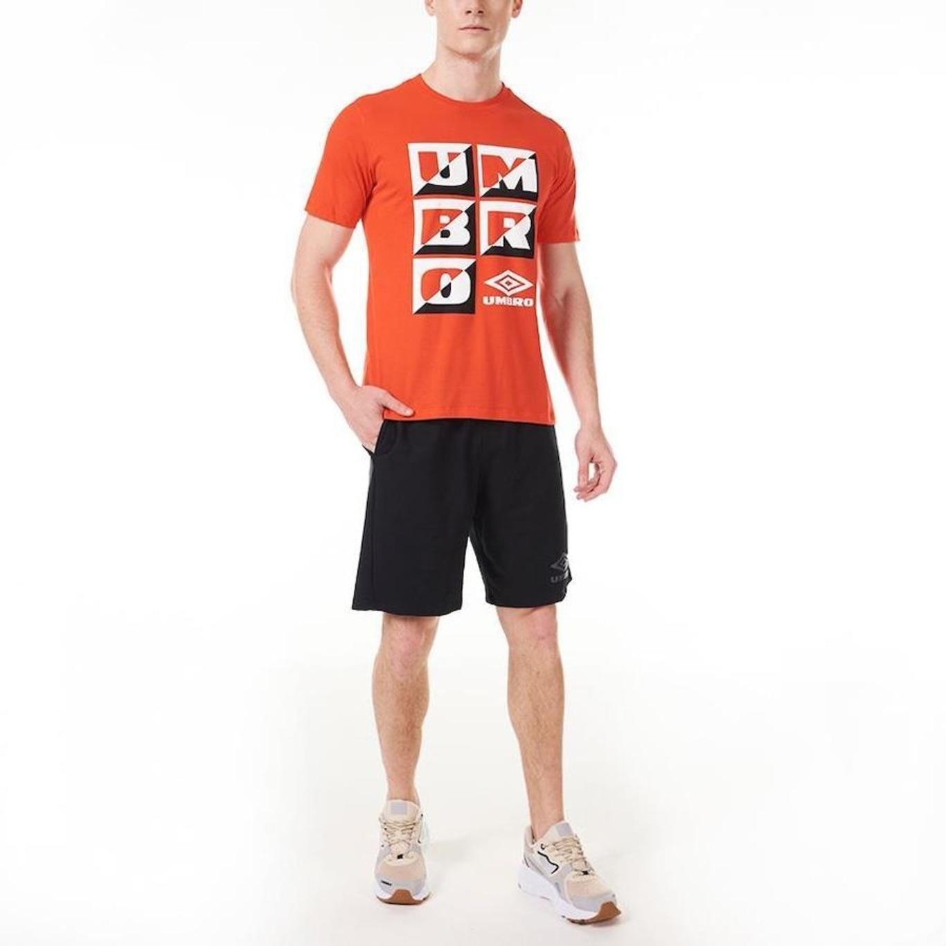 Camiseta Umbro Large Duo Square - Masculina - Foto 4