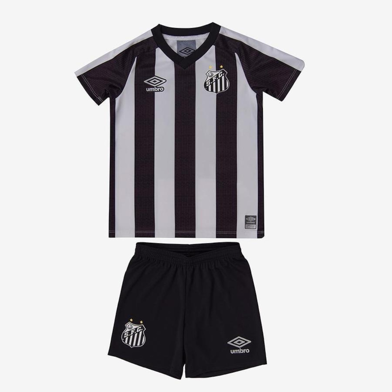 Uniforme do Santos II 2022 Oficial Umbro - Infantil - Foto 1