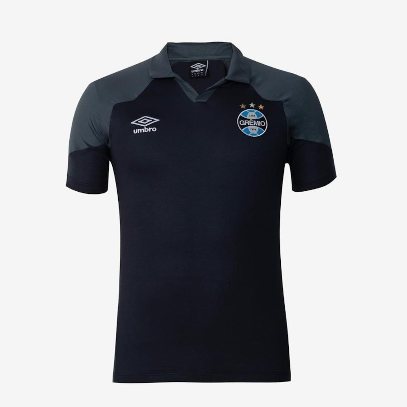 Camisa Polo do Grêmio 2023 Umbro Viagem - Masculina - Foto 1