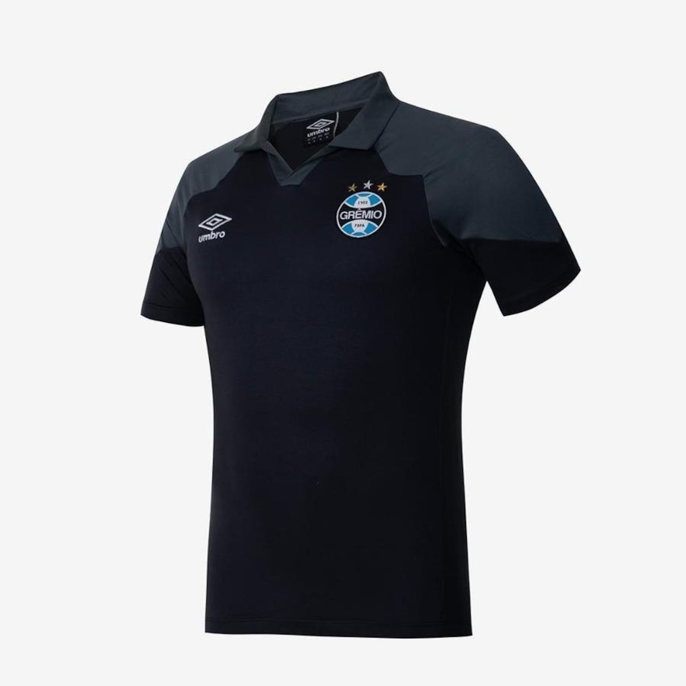 Camisa Polo do Grêmio 2023 Umbro Viagem - Masculina - Foto 2