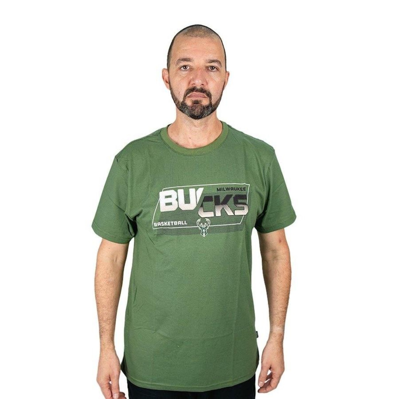 Camiseta Nba Milwaukee Bucks - Masculina - Foto 1