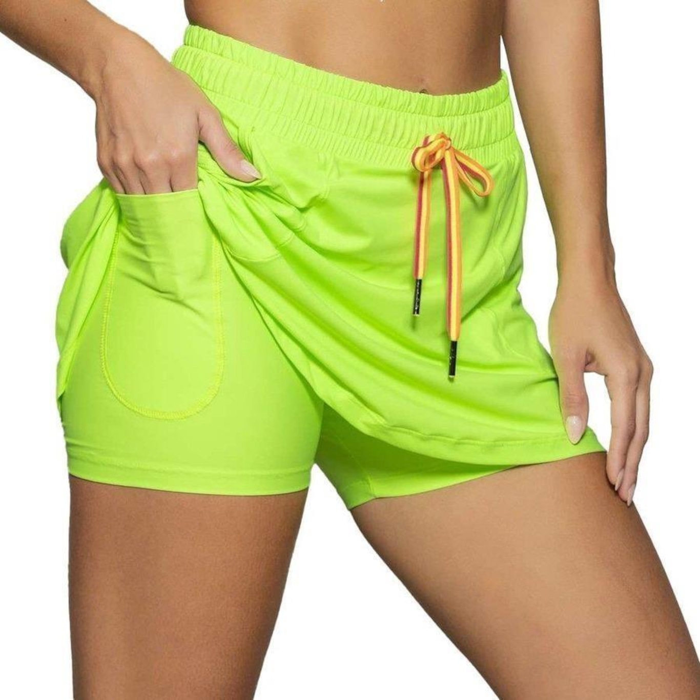 Short Saia Run More Play More - Feminino - Foto 3