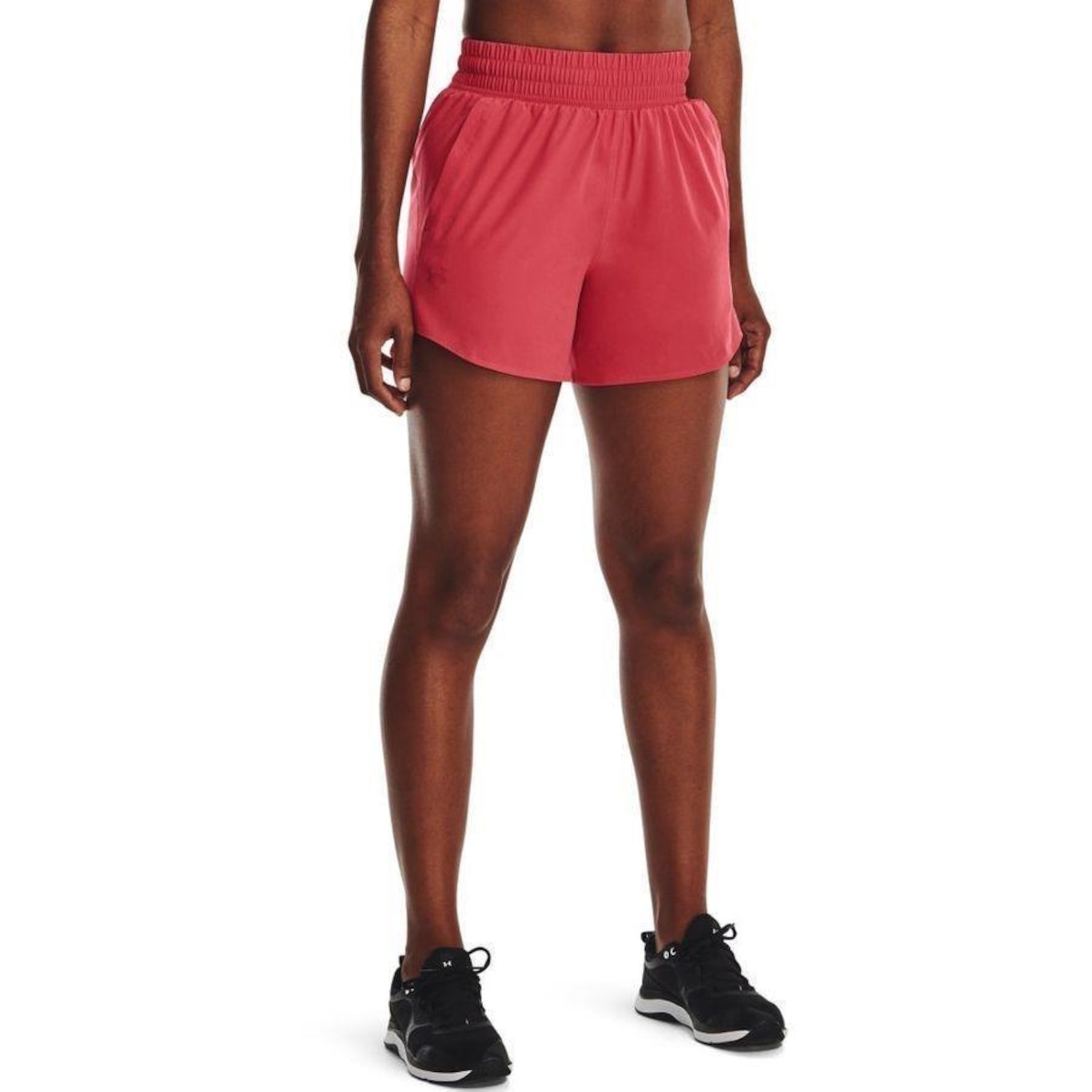 Shorts Under Armour Flex Woven 3In - Feminino - Foto 1