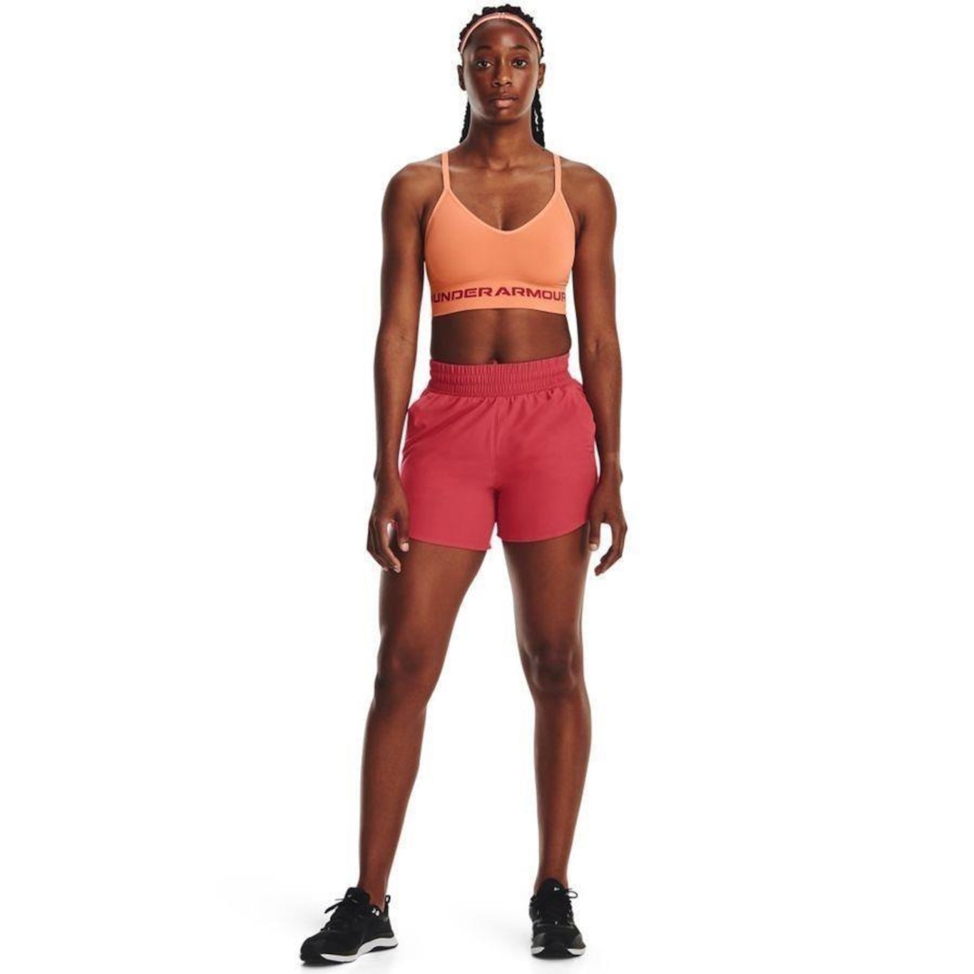 Shorts Under Armour Flex Woven 3In - Feminino - Foto 2