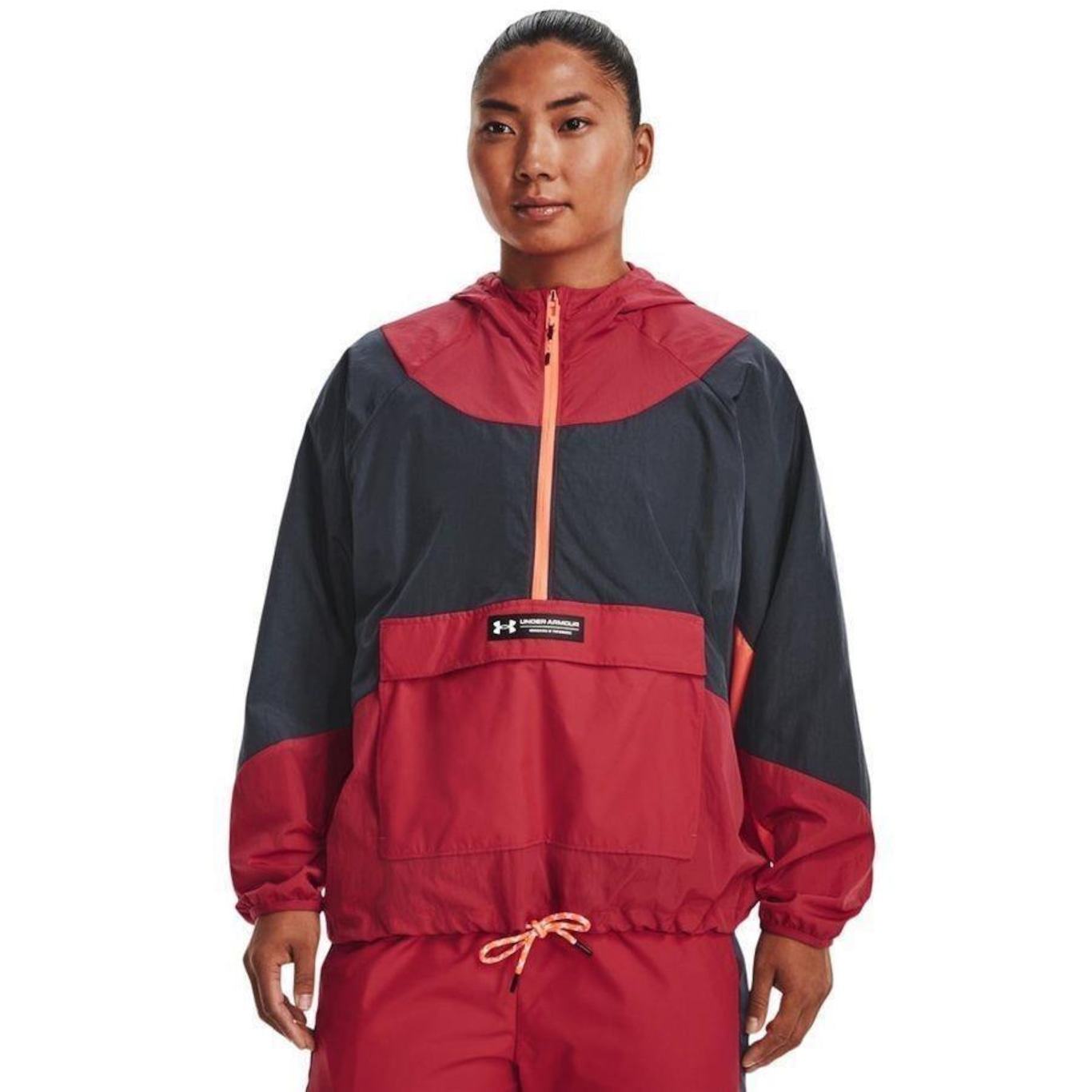 Jaqueta Under Armour Rush Woven Anorak - Feminina - Foto 1