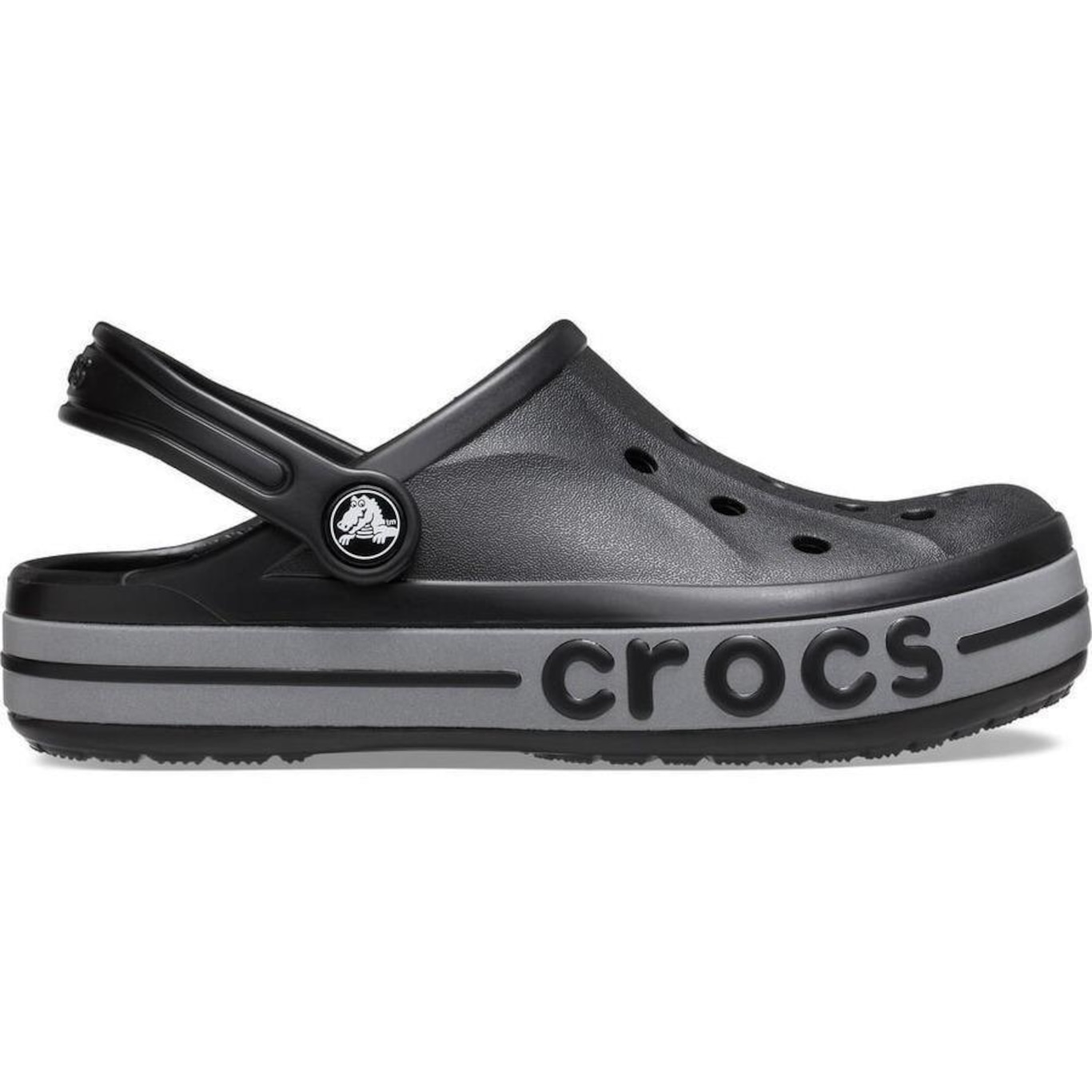 Sandália Crocs Bayaband Reflective Band Clog T - Unissex - Foto 1