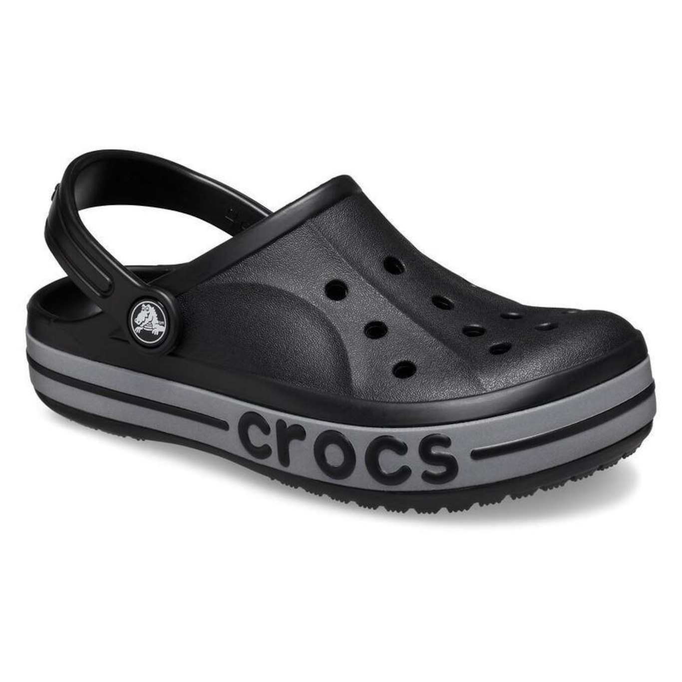 Sandália Crocs Bayaband Reflective Band Clog T - Unissex - Foto 2