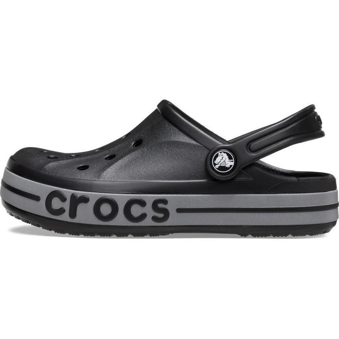 Sandália Crocs Bayaband Reflective Band Clog T - Unissex - Foto 3