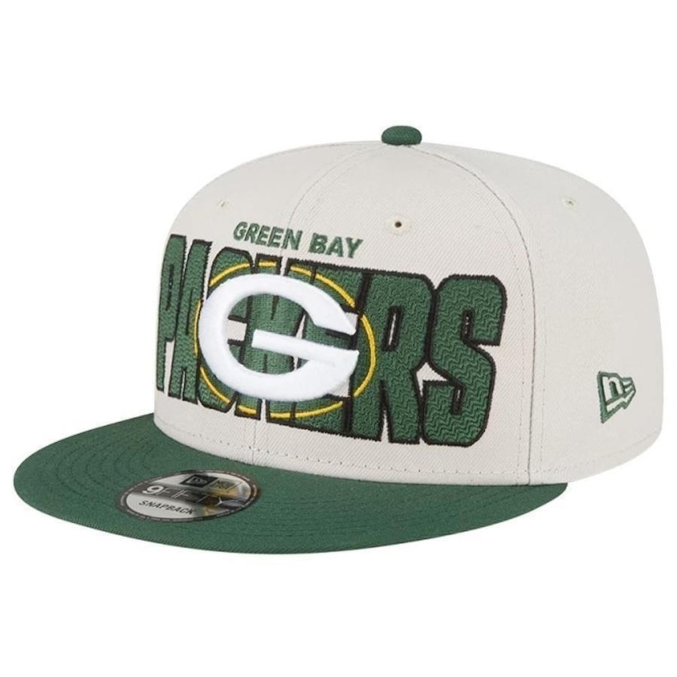 Boné Aba Reta New Era 950 Green Bay Packers Draft - Snapback - Adulto - Foto 1