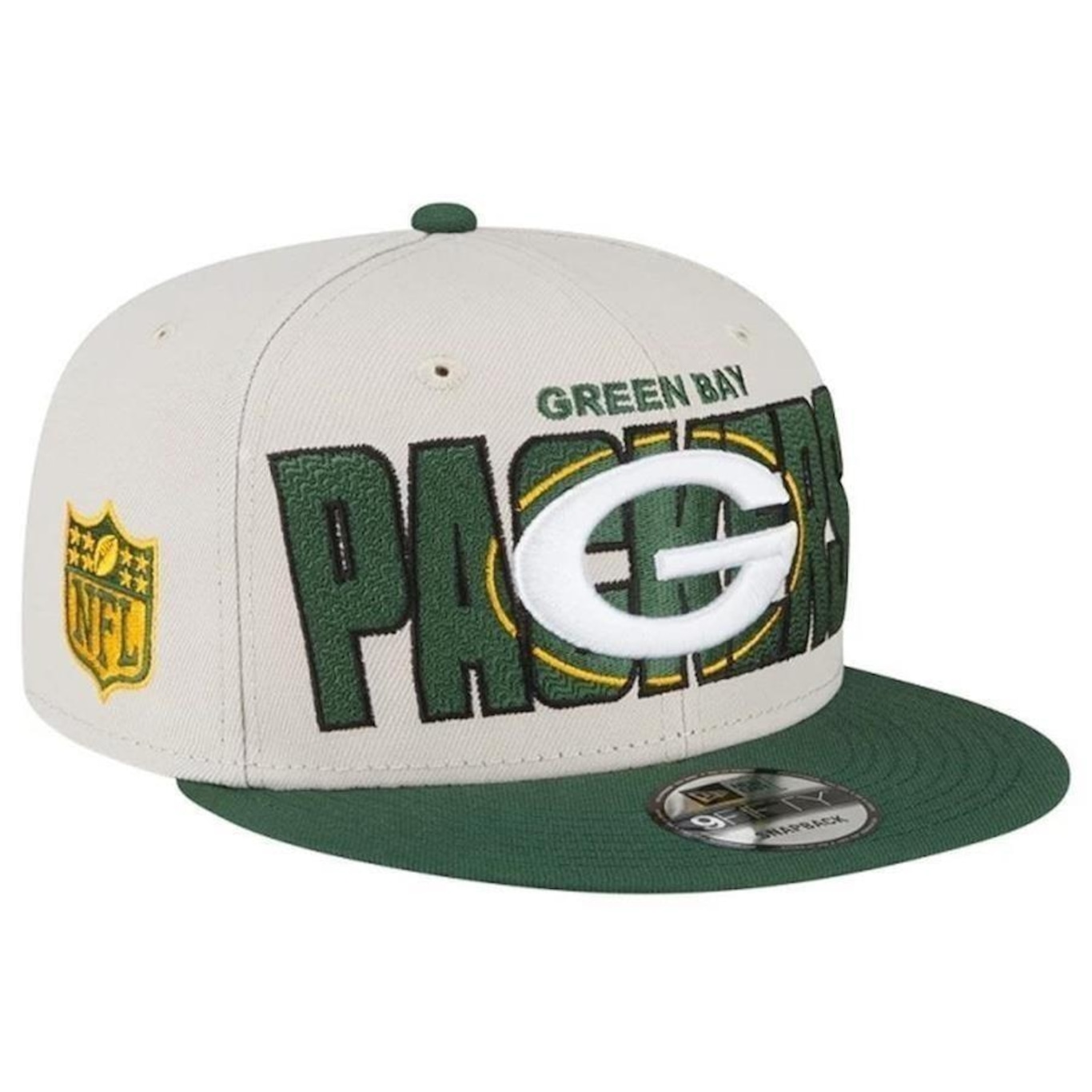 Boné Aba Reta New Era 950 Green Bay Packers Draft - Snapback - Adulto - Foto 4