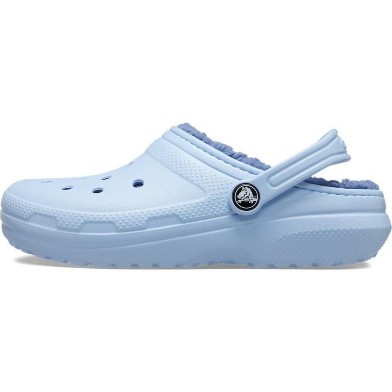 Sandália Crocs Classic Lined K Calcite - Unissex - Foto 3