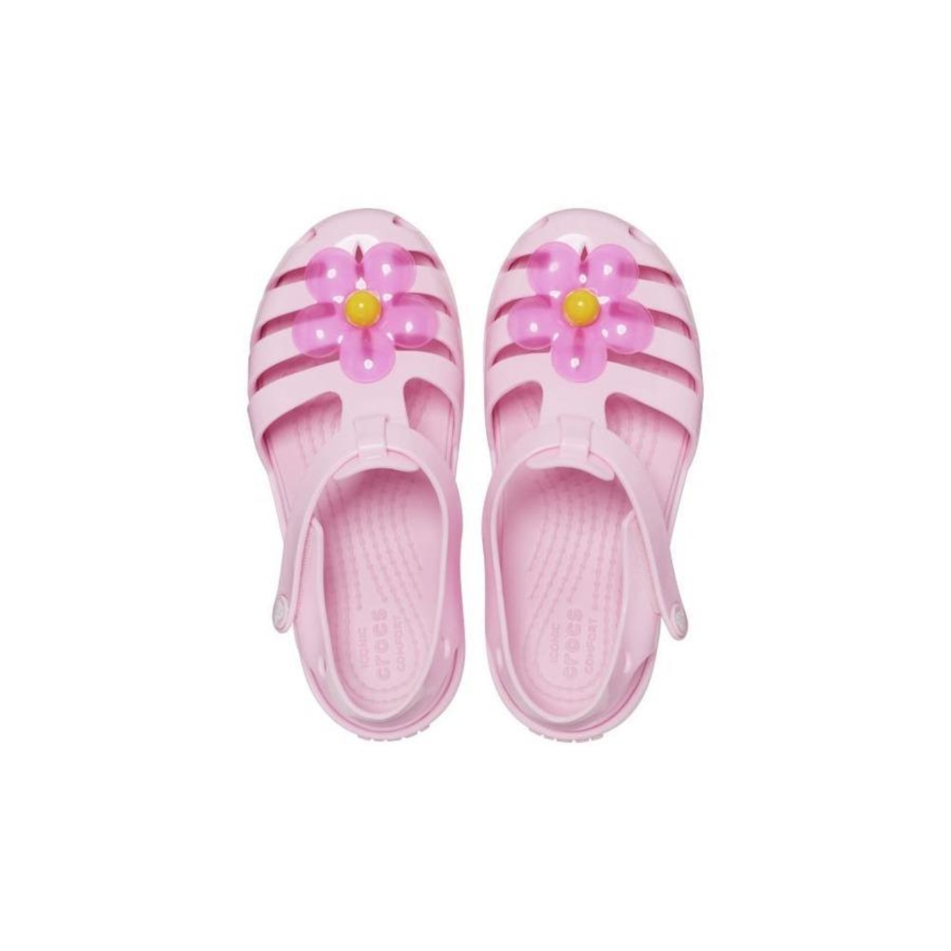 Sandália Crocs Isabella Charm Sandal T Flamingo - Feminina - Foto 5