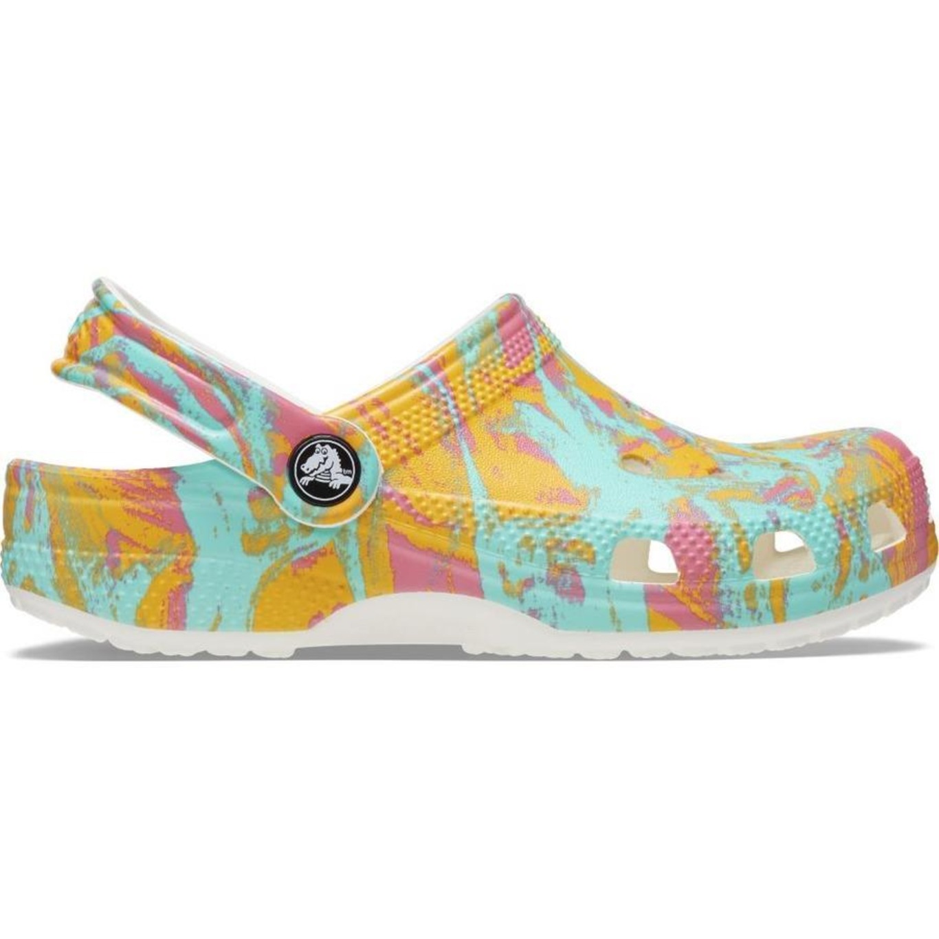 Sandália Crocs Classic Island Escape Clog K Hyper - Unissex - Foto 1