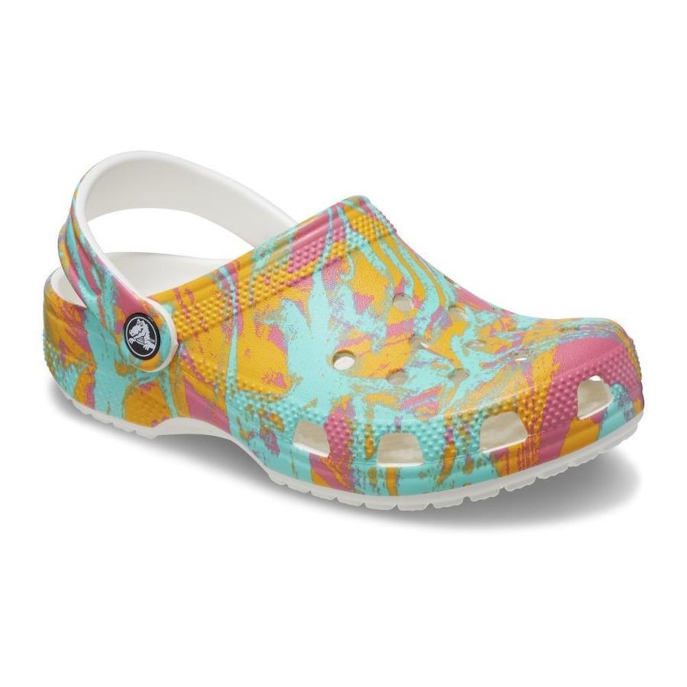 Sandália Crocs Classic Island Escape Clog K Hyper - Unissex - Foto 2