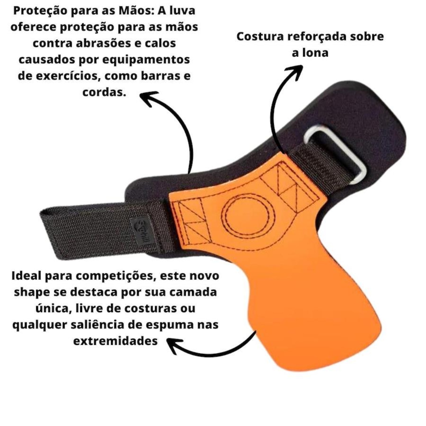 Luvas para Academia Skyhill Hand Grip Competition - Foto 2