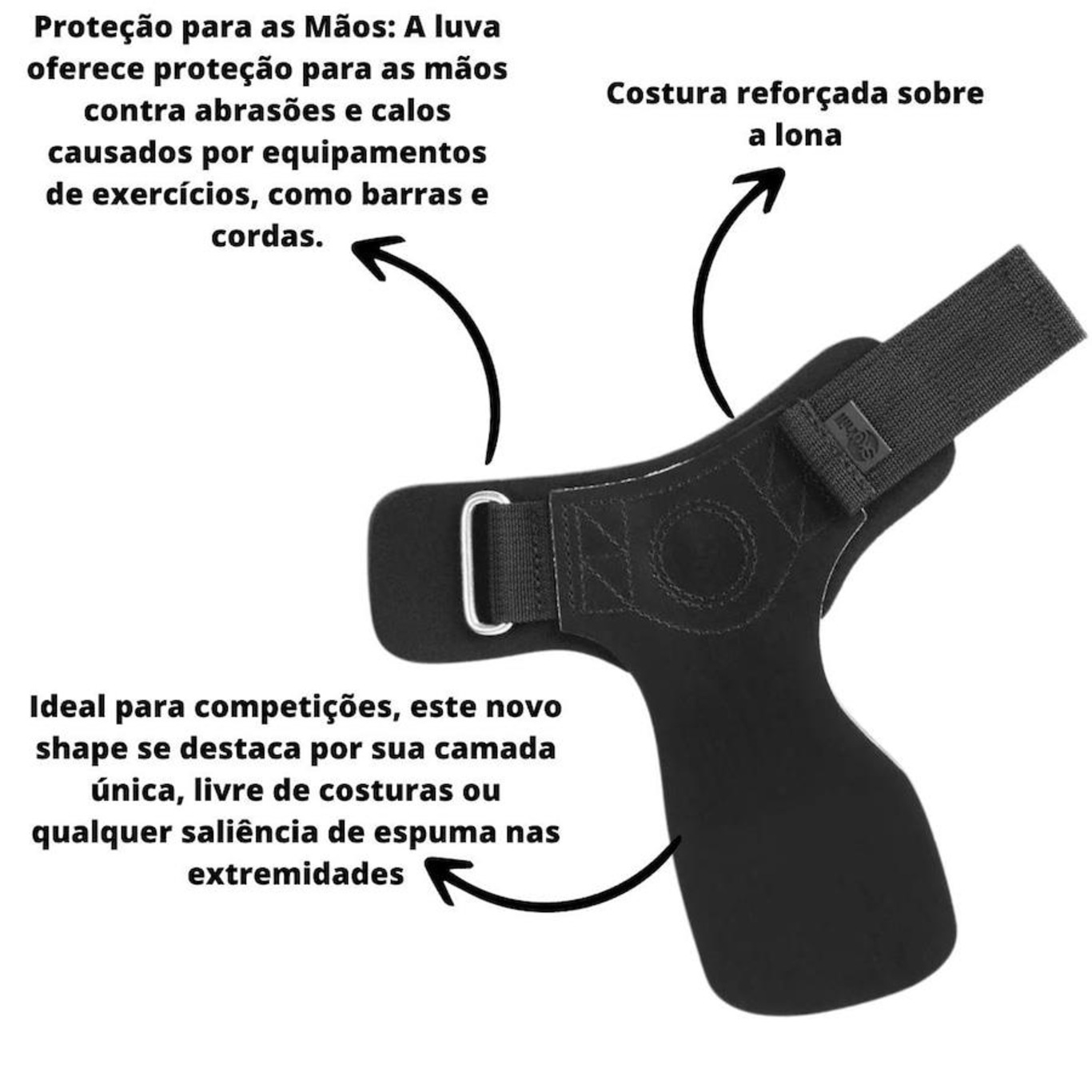 Luvas para Academia Skyhill Hand Grip Competition - Foto 2